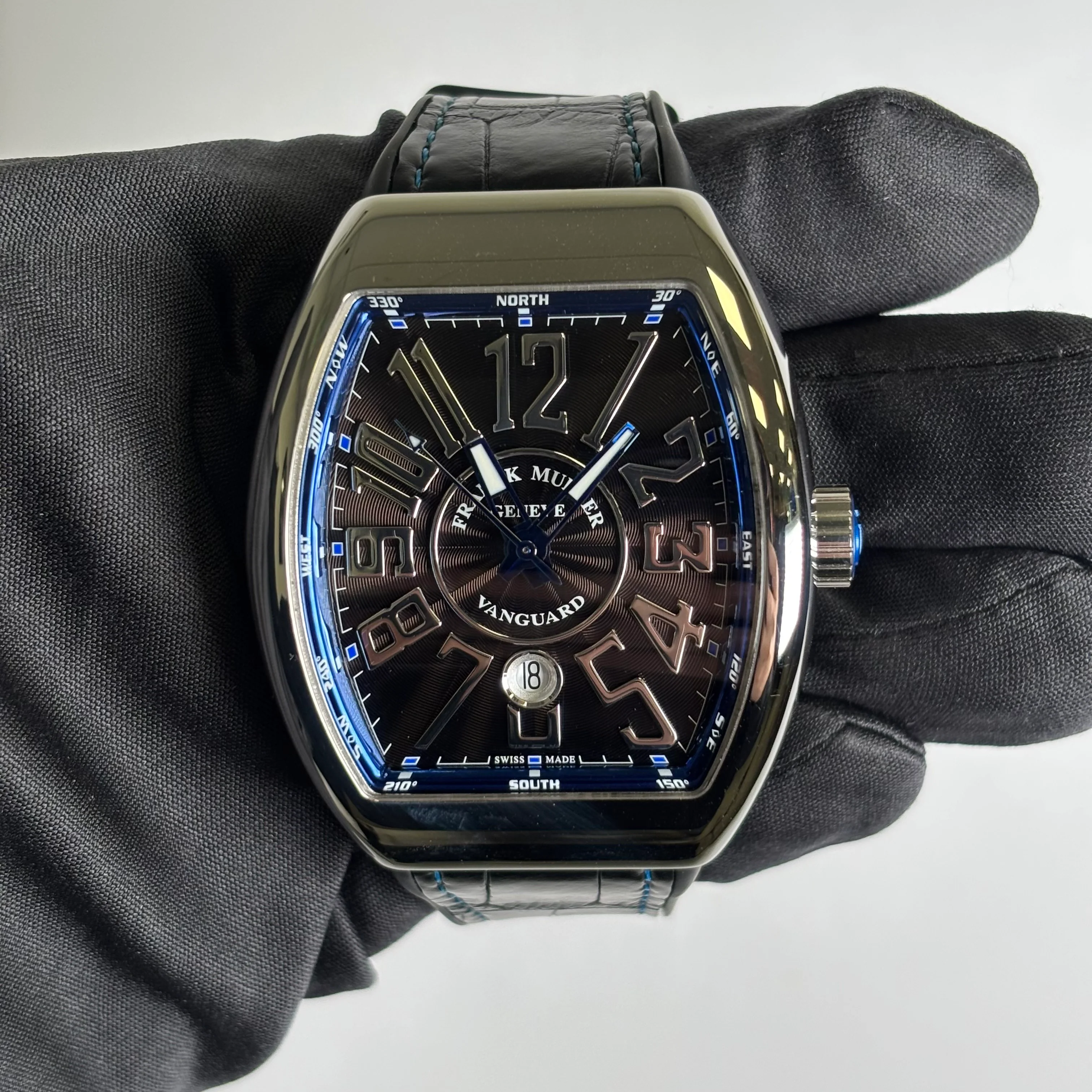 Franck Muller Vanguard 45mm Stainless Steel Watch Ref# V 45 SC DT - Image 2