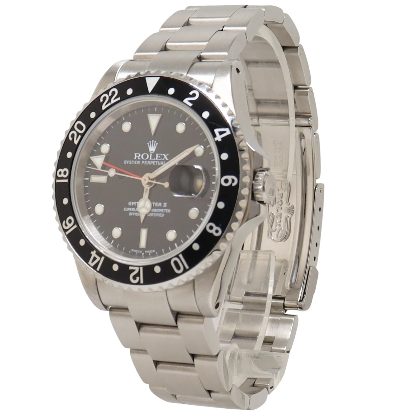GMT Master Stainless Steel 40mm Black Dot Dial Watch Reference#: 16710 - Image 2