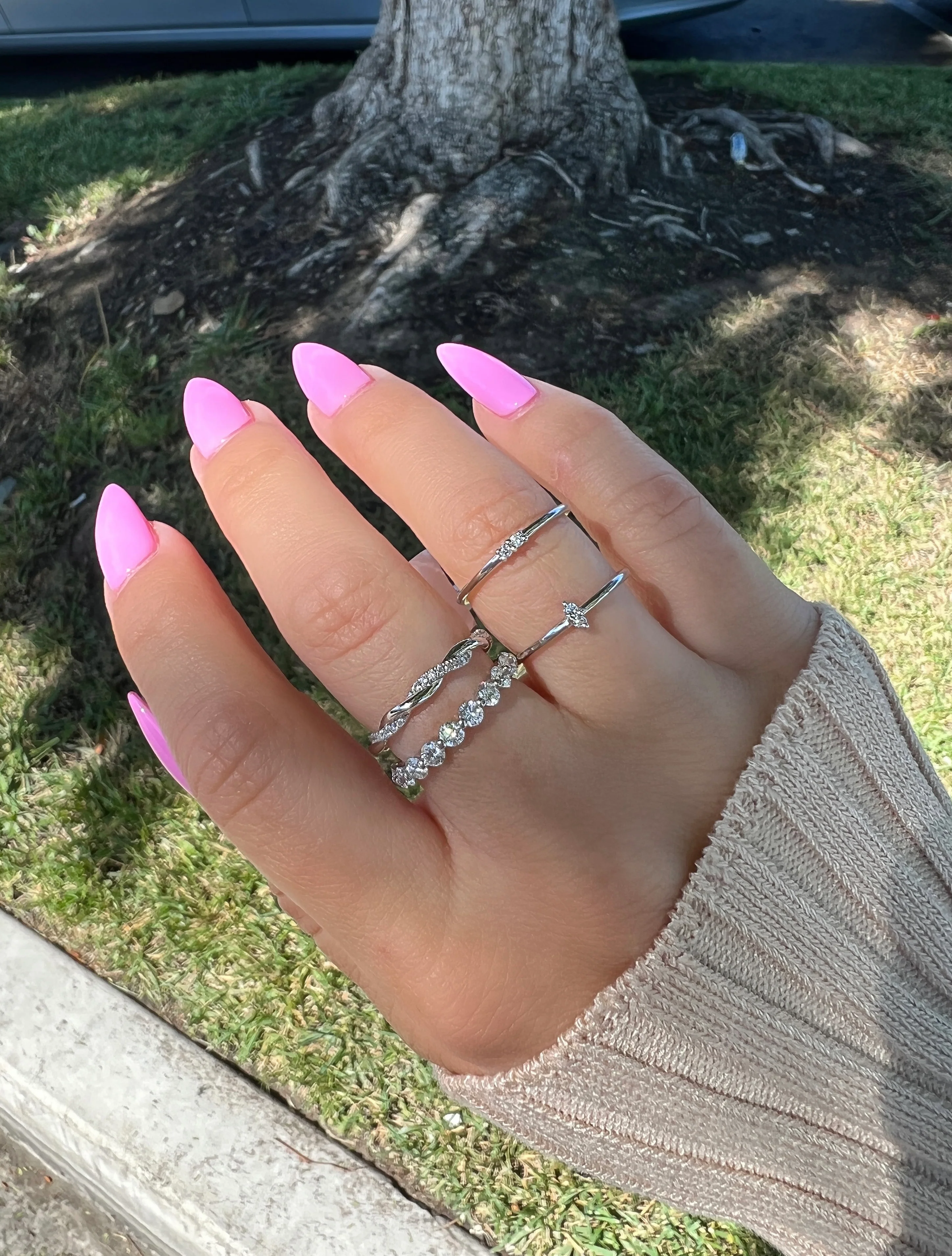 Half Diamond Twist Band - Image 2