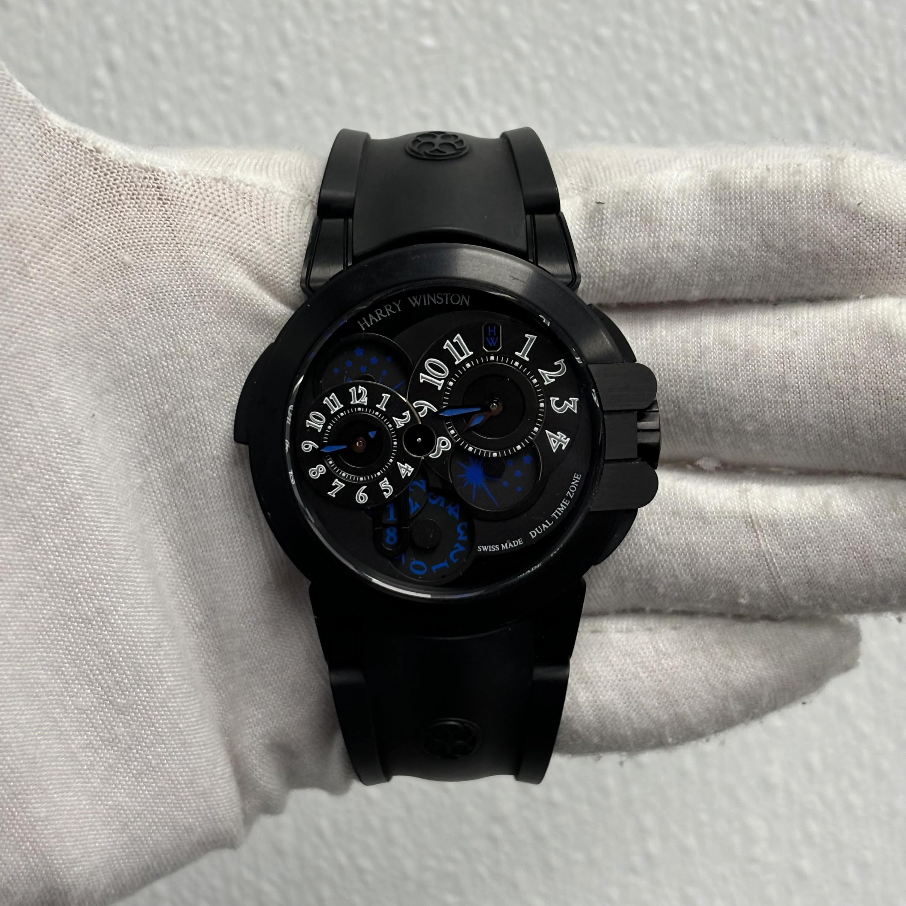 Harry Winston Ocean 44mm Black Dial Watch Ref# OCEATZ44ZZ007 - Image 2