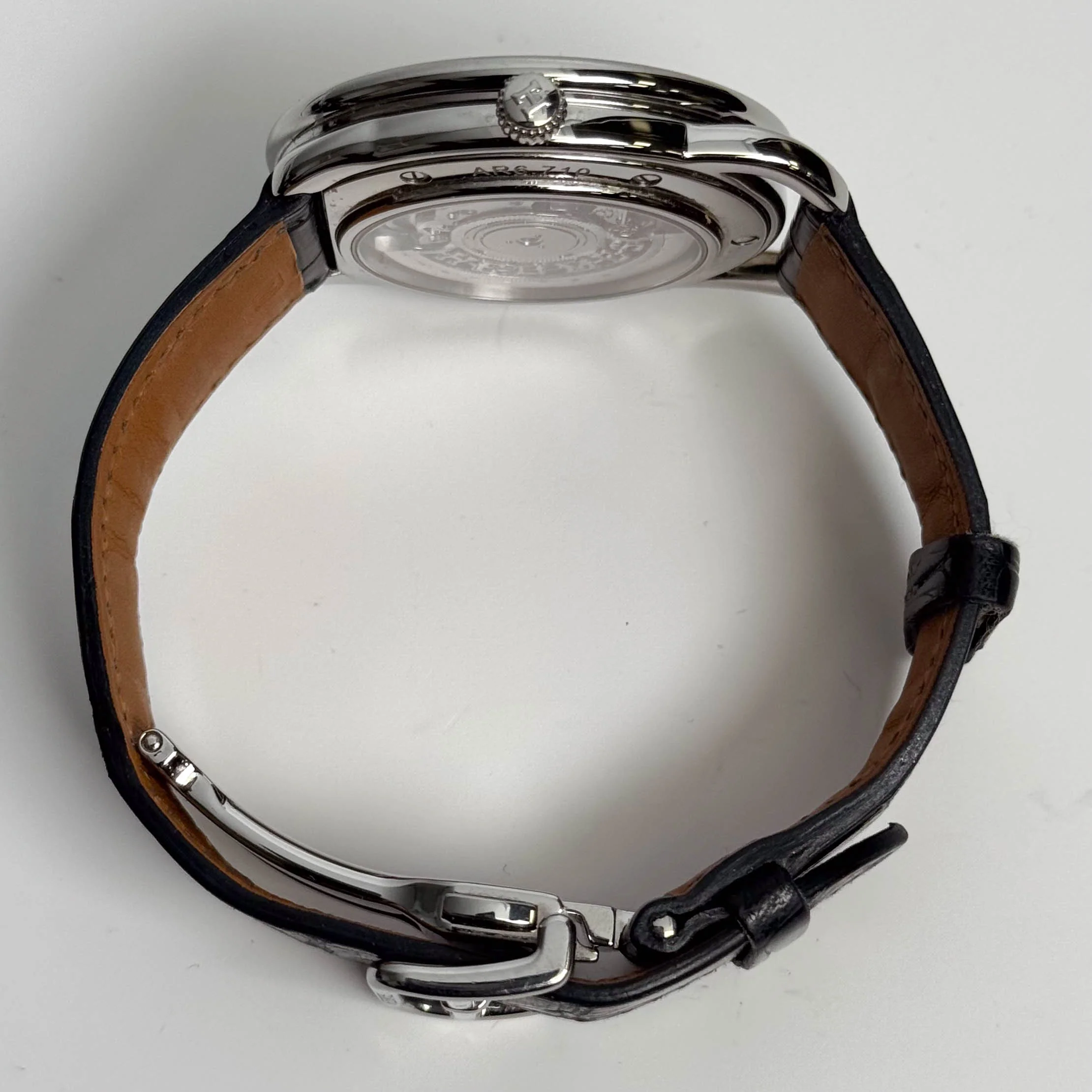 Hermes Arceau 40mm Skeleton Arabic Dial Watch Ref# AR6.710 - Image 5