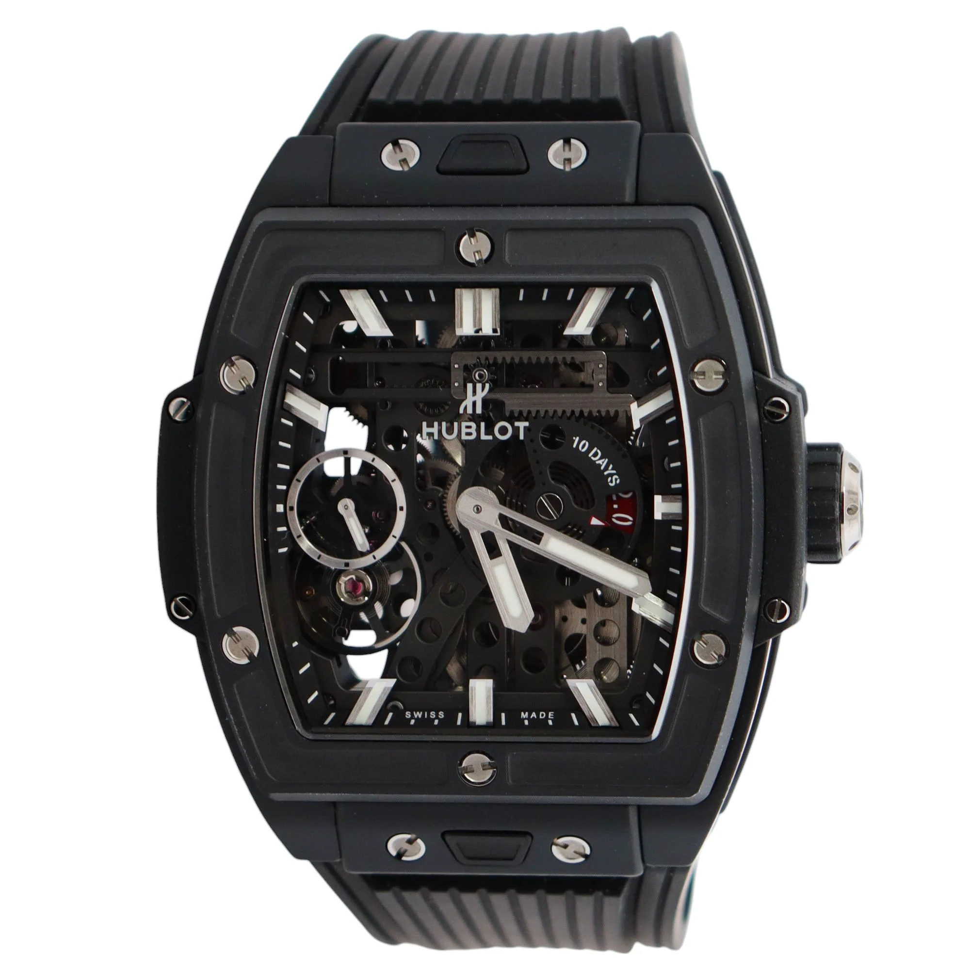 Hublot Spirit Of Big Bang 45mm Openwork Dial Watch Ref# 614.CI.1170.RX