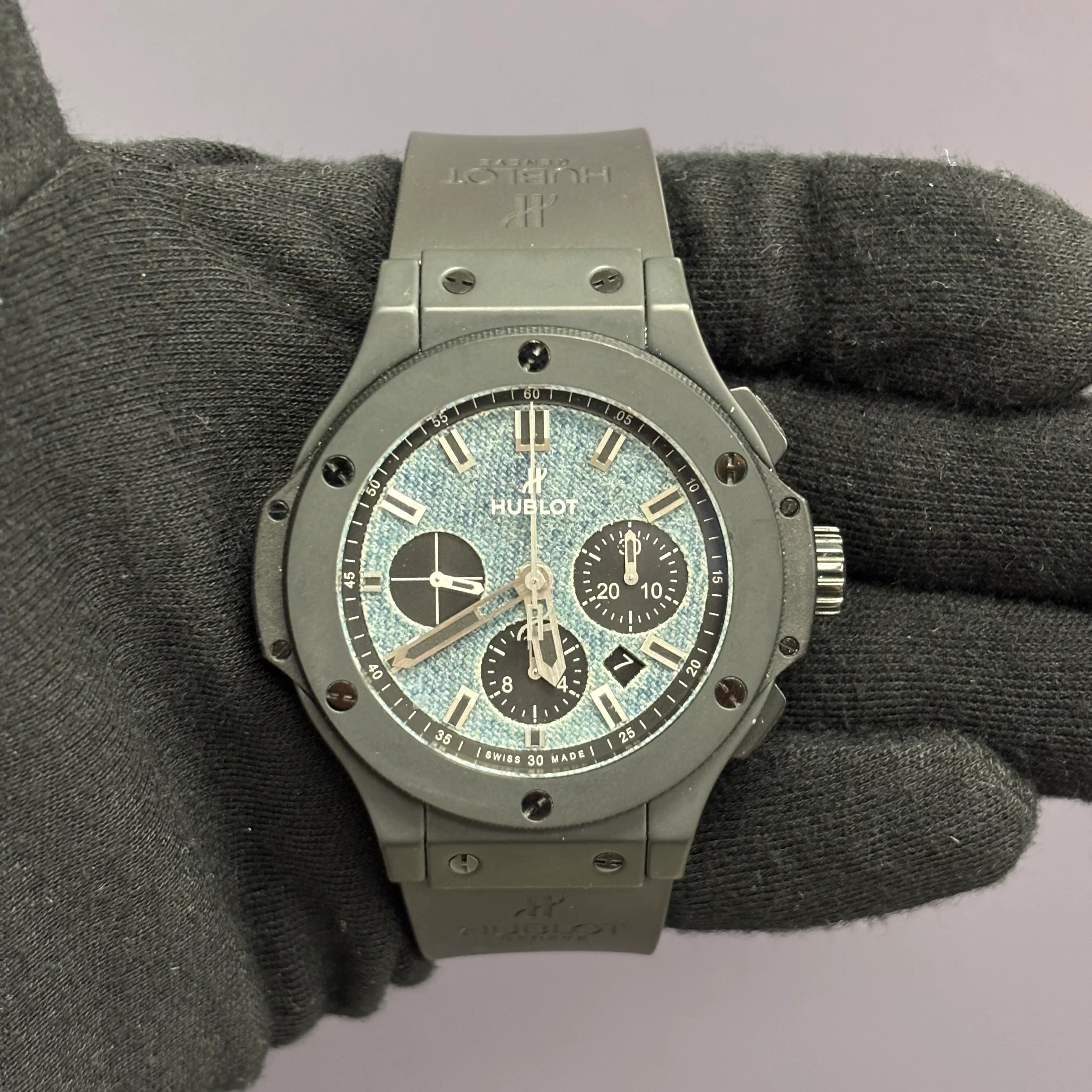 Hublot Big Bang 44mm Blue Jeans Dial Watch Ref# 301.CI.2770.NR.JEANS - Image 2