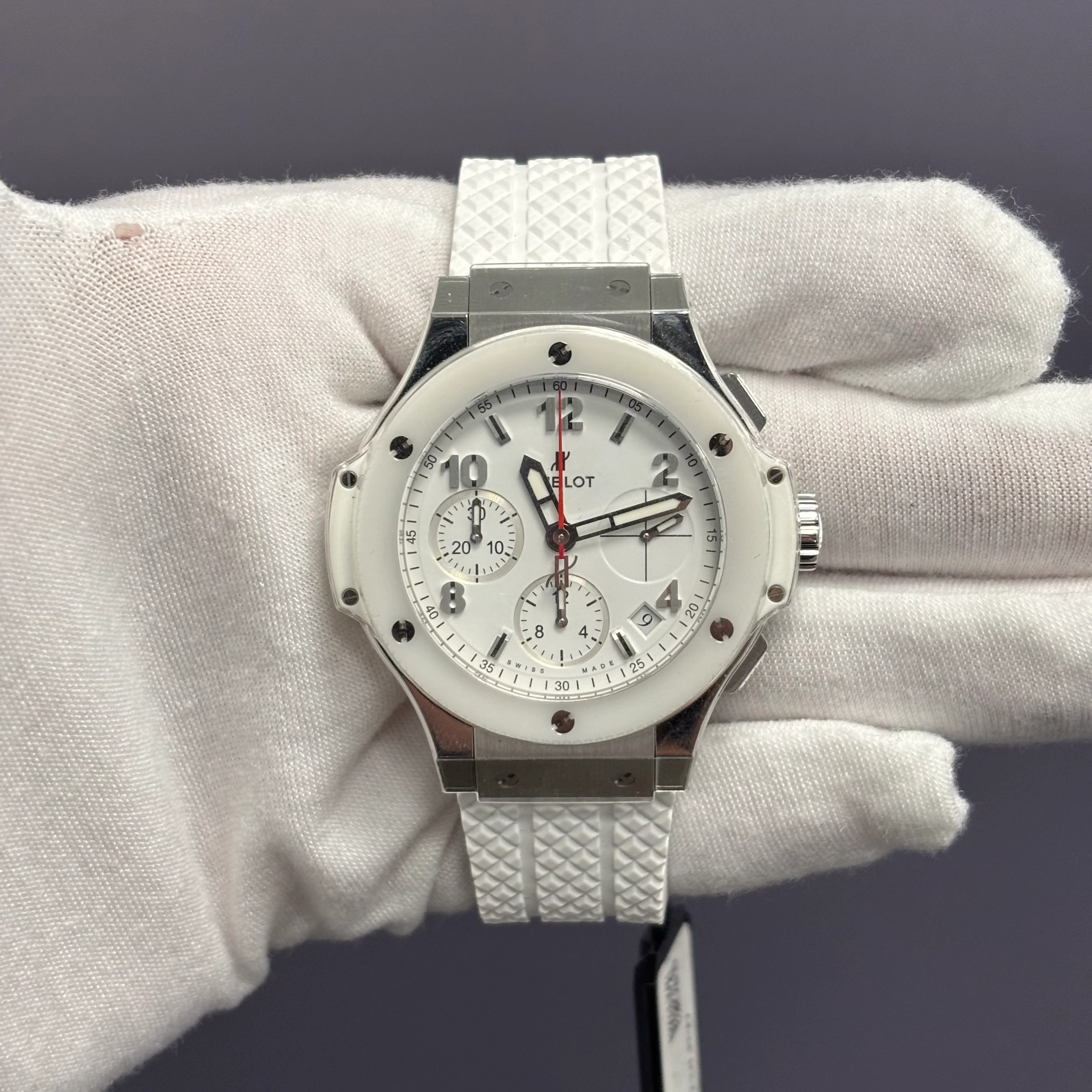 Hublot Big Bang 44mm White Dial Watch Ref# 342.SE.230.RW - Image 2