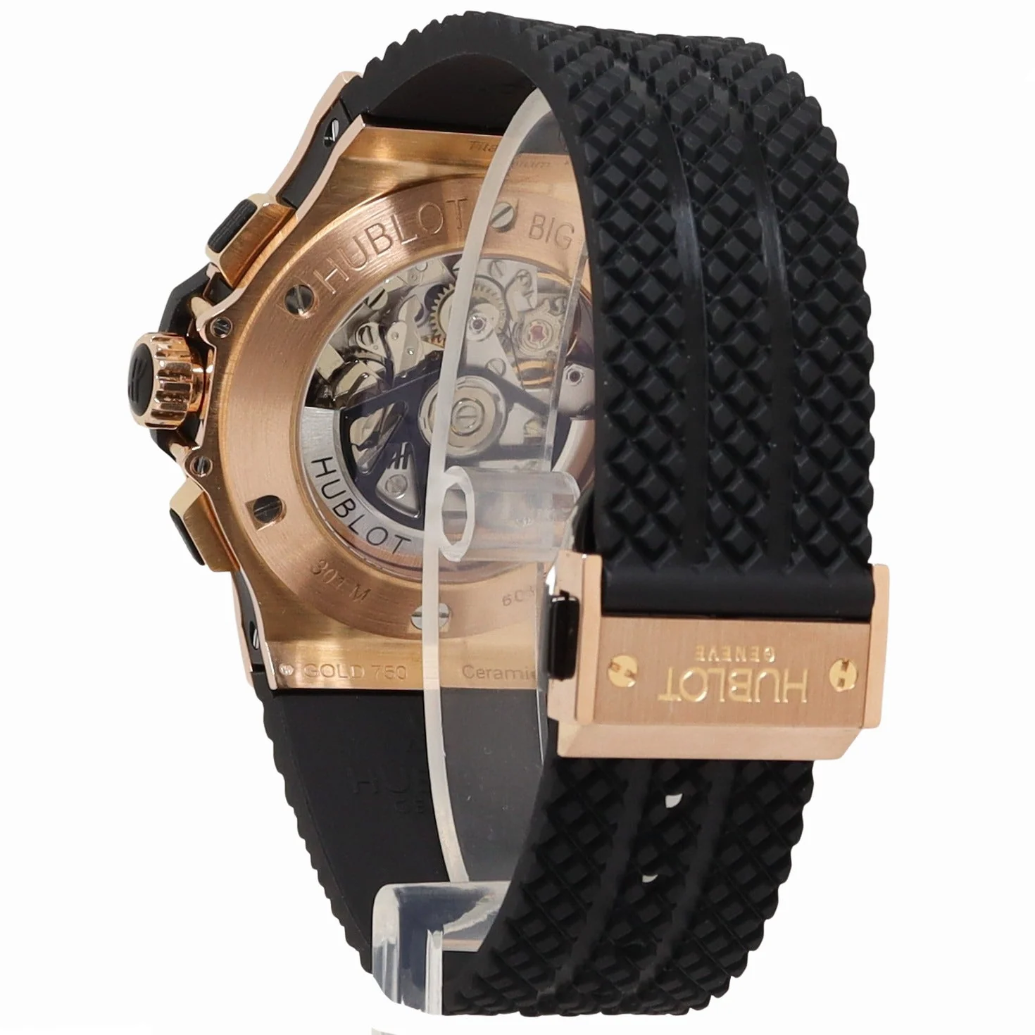 Hublot Big Bang Rose Gold 44mm Black Roman & Stick Dial Watch Reference#: 301.PB.131.RX - Image 3