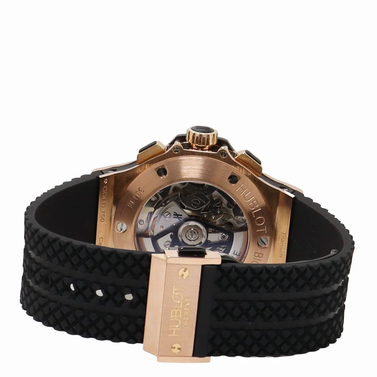 Hublot Big Bang Rose Gold 44mm Black Roman & Stick Dial Watch Reference#: 301.PB.131.RX - Image 4