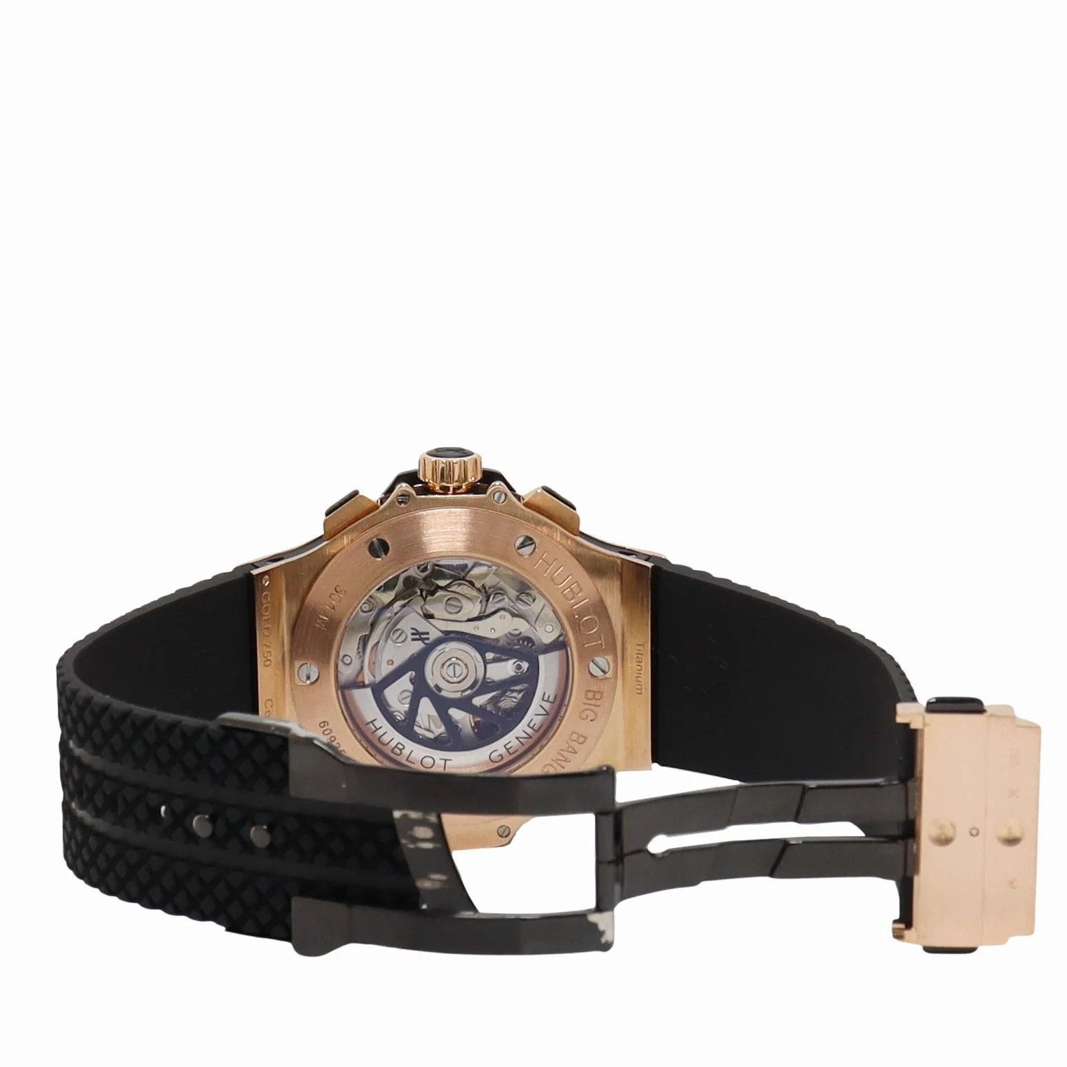 Hublot Big Bang Rose Gold 44mm Black Roman & Stick Dial Watch Reference#: 301.PB.131.RX - Image 5