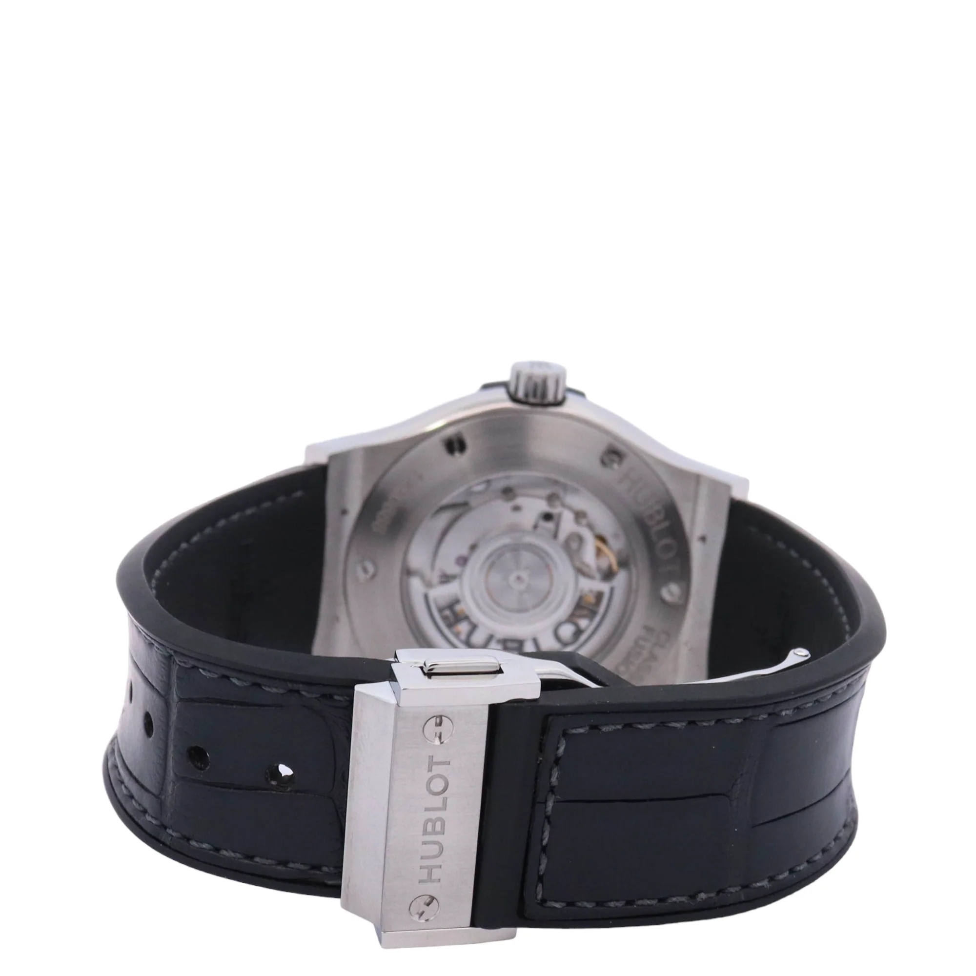 Hublot Classic Fusion 42mm Stainless Steel Gray Stick Dial Watch Reference# 542.NX.7071LR - Image 4