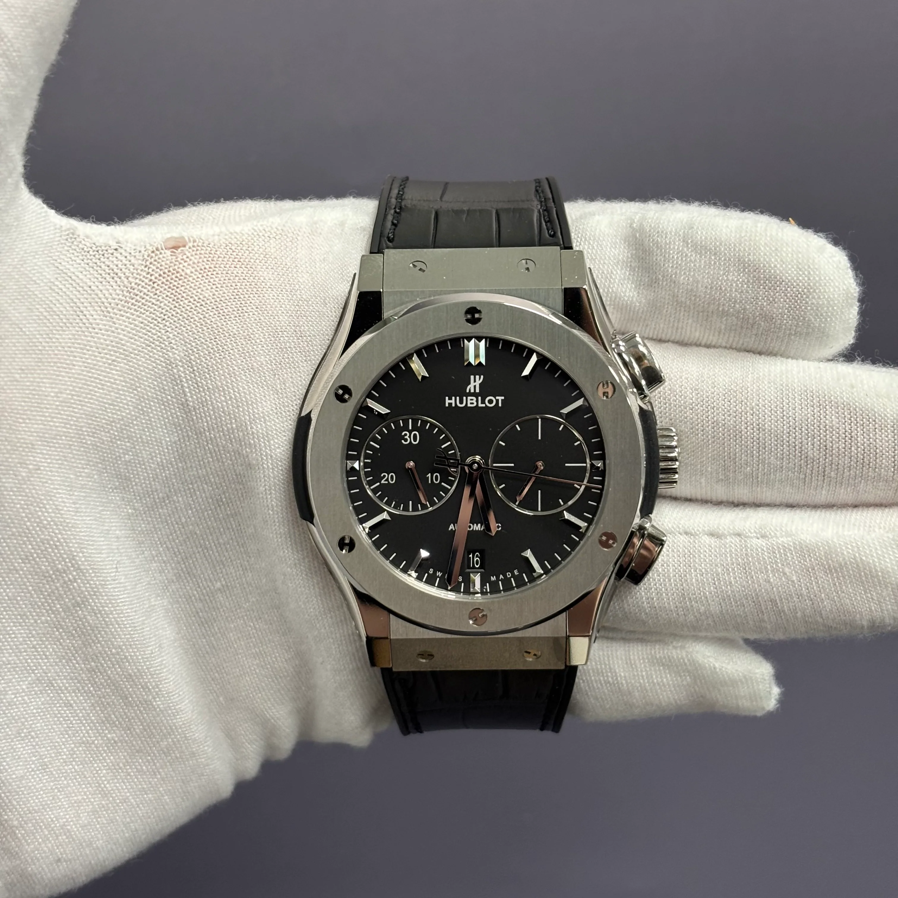Hublot Classic Fusion 45mm Black Dial Watch Ref# 521.NX.1171.LR - Image 2