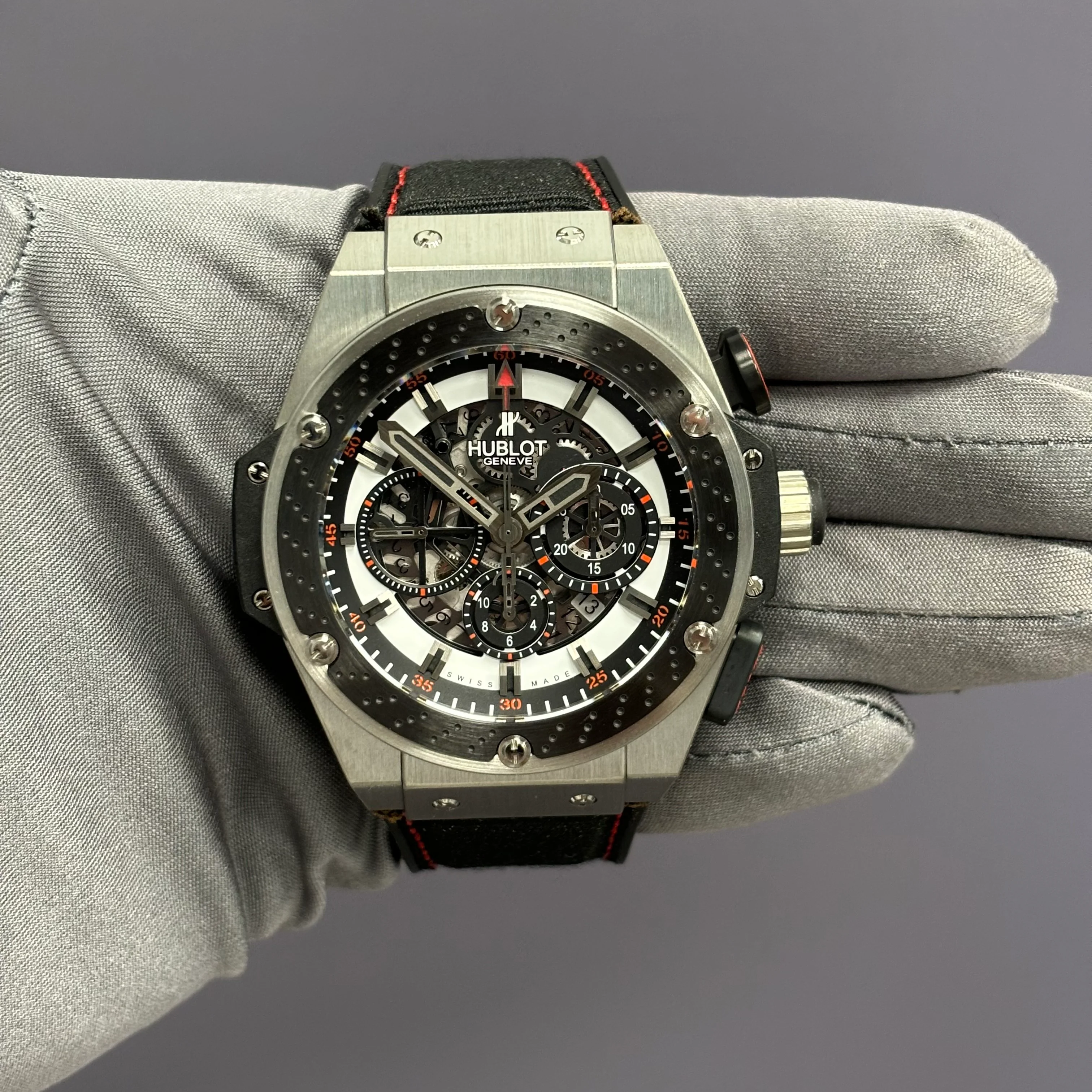 Hublot King Power 48mm Openwork Dial Watch Ref# 710.ZM.1123.NR.FJP11 - Image 2