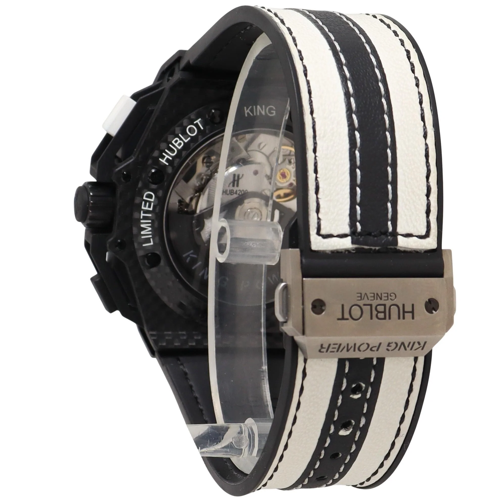 Hublot King Power Carbon Fiber 48mm Black Chronograph Dial Watch Reference#: 716.QX.1121.VR.JUV13 - Image 3