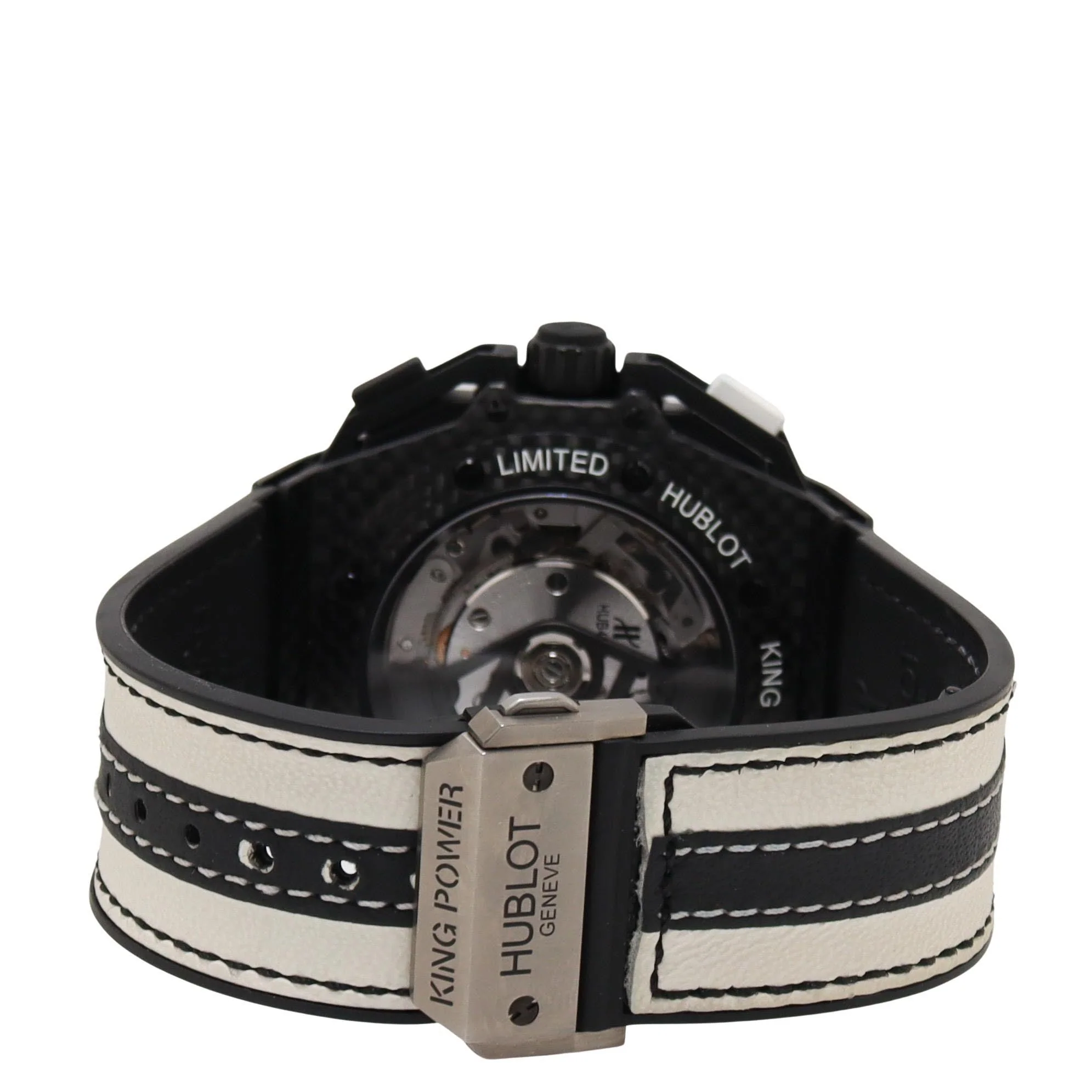Hublot King Power Carbon Fiber 48mm Black Chronograph Dial Watch Reference#: 716.QX.1121.VR.JUV13 - Image 4