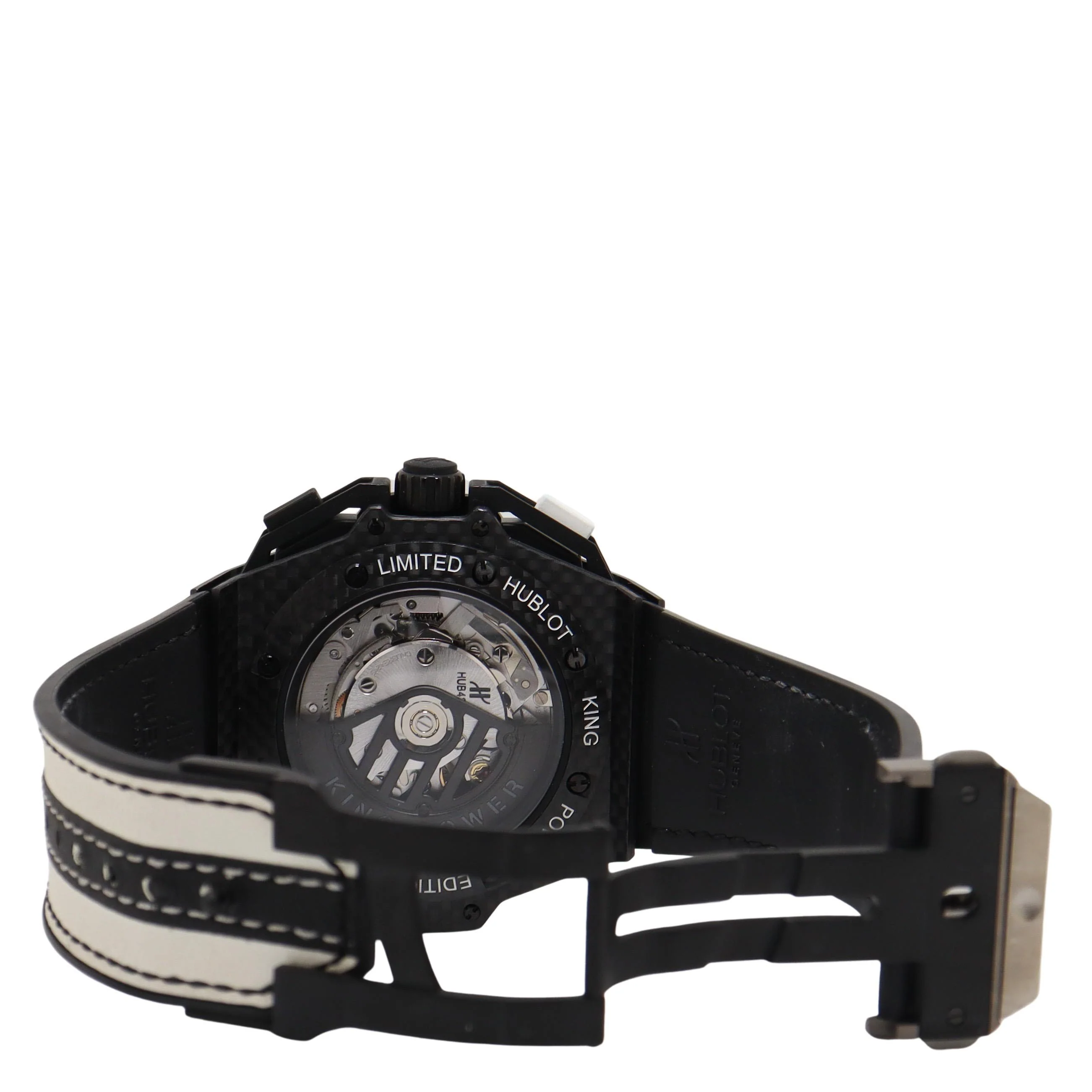 Hublot King Power Carbon Fiber 48mm Black Chronograph Dial Watch Reference#: 716.QX.1121.VR.JUV13 - Image 5