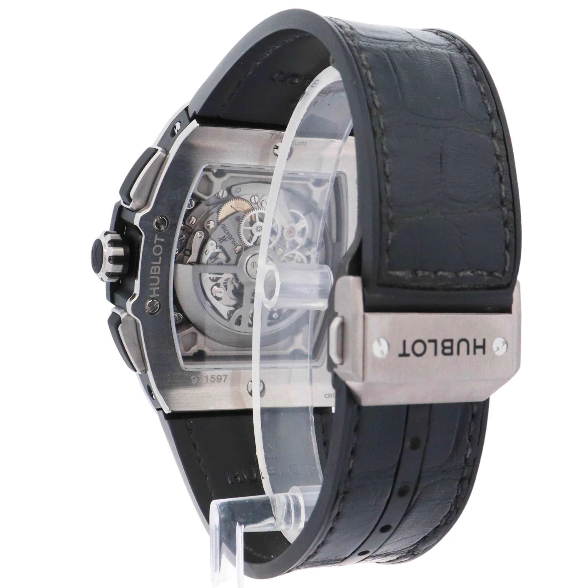 Hublot Spirit of Big Bang Stainless Steel 45mm Skeleton Dial Watch Ref# 601.NM.0173.LR - Image 3