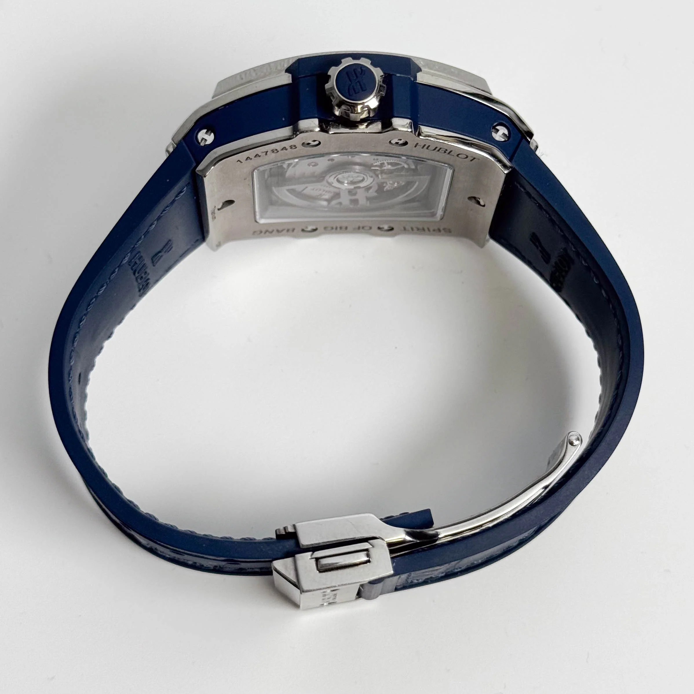 Hublot Spirit of Big Bang Titanium 39mm Blue Dial Watch Ref#665.NX.7170.LR.1204 - Image 6