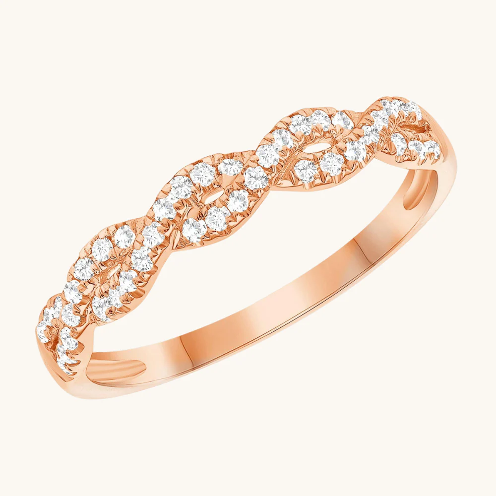 Infinity Diamond Half Way Band - Image 4