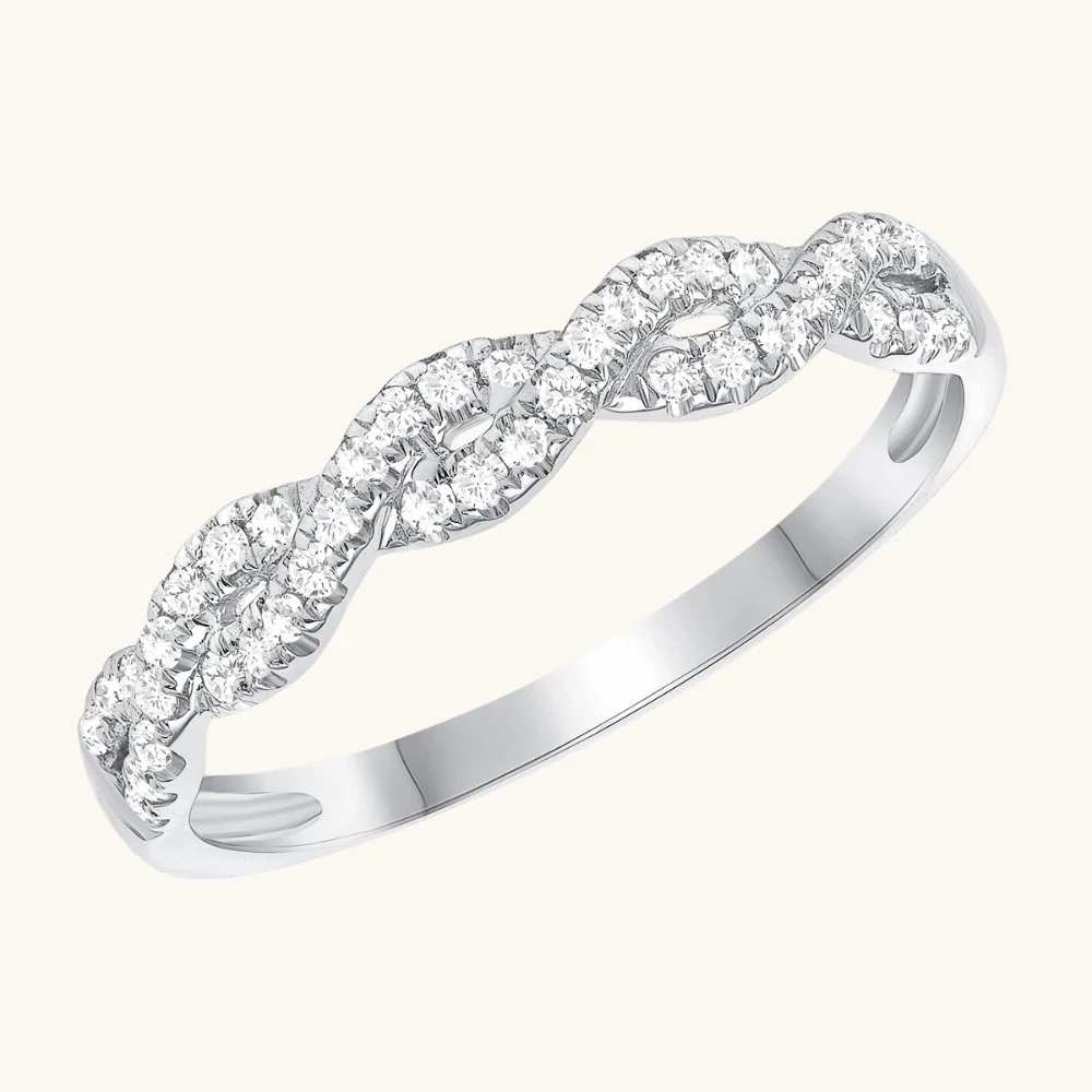 Infinity Diamond Half Way Band - Image 5
