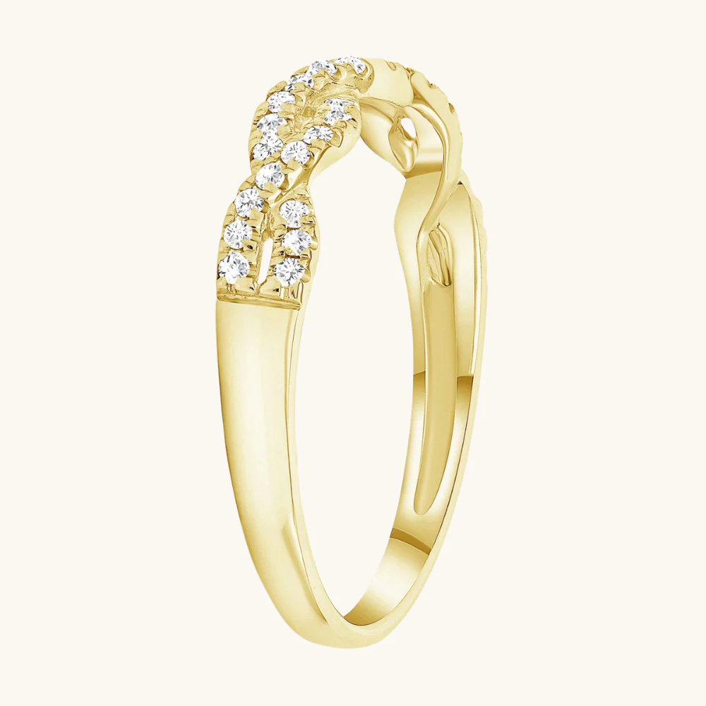 Infinity Diamond Half Way Band - Image 6