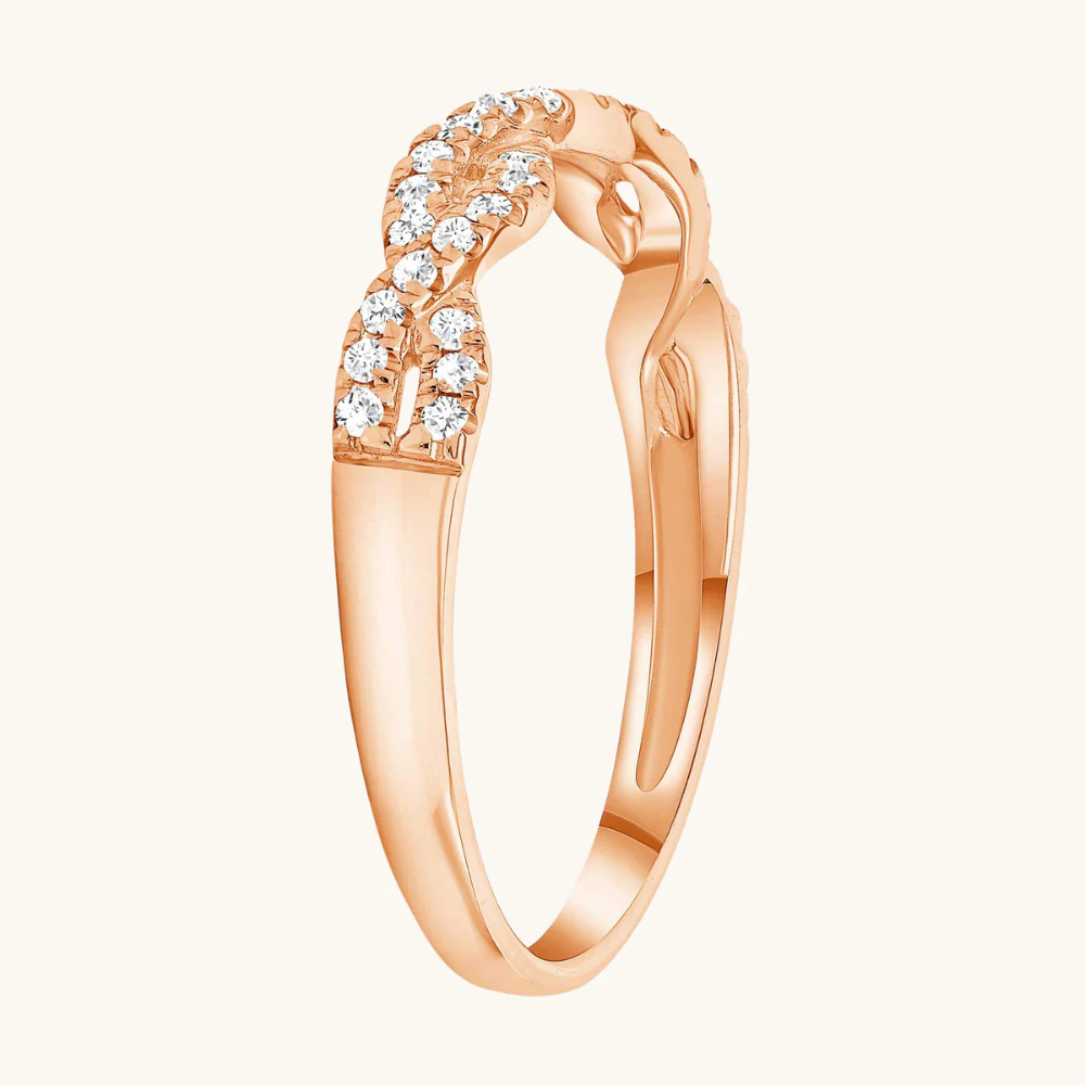 Infinity Diamond Half Way Band - Image 7