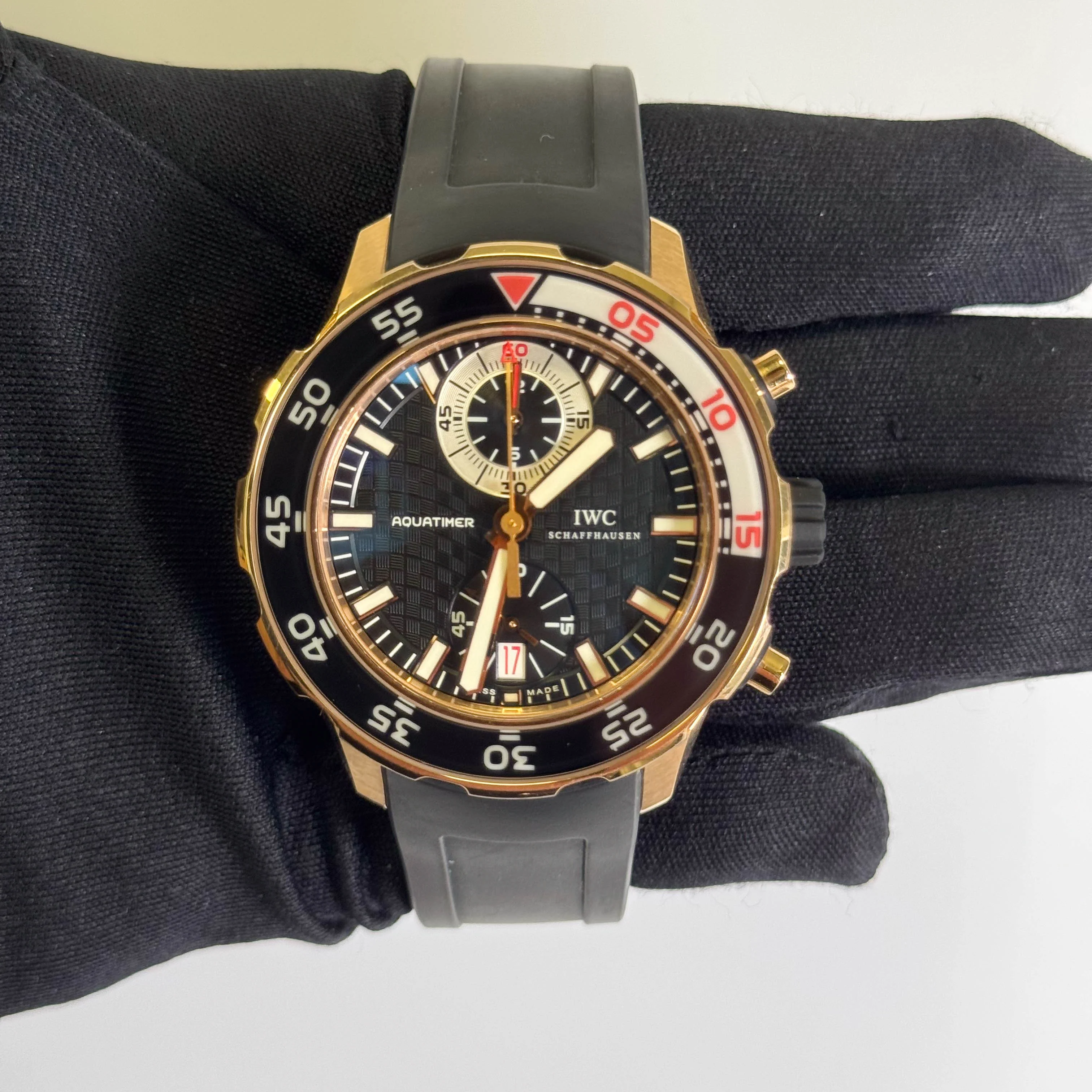 IWC Aquatimer 44mm Black Dial Watch Ref# IW3769-03 - Image 2