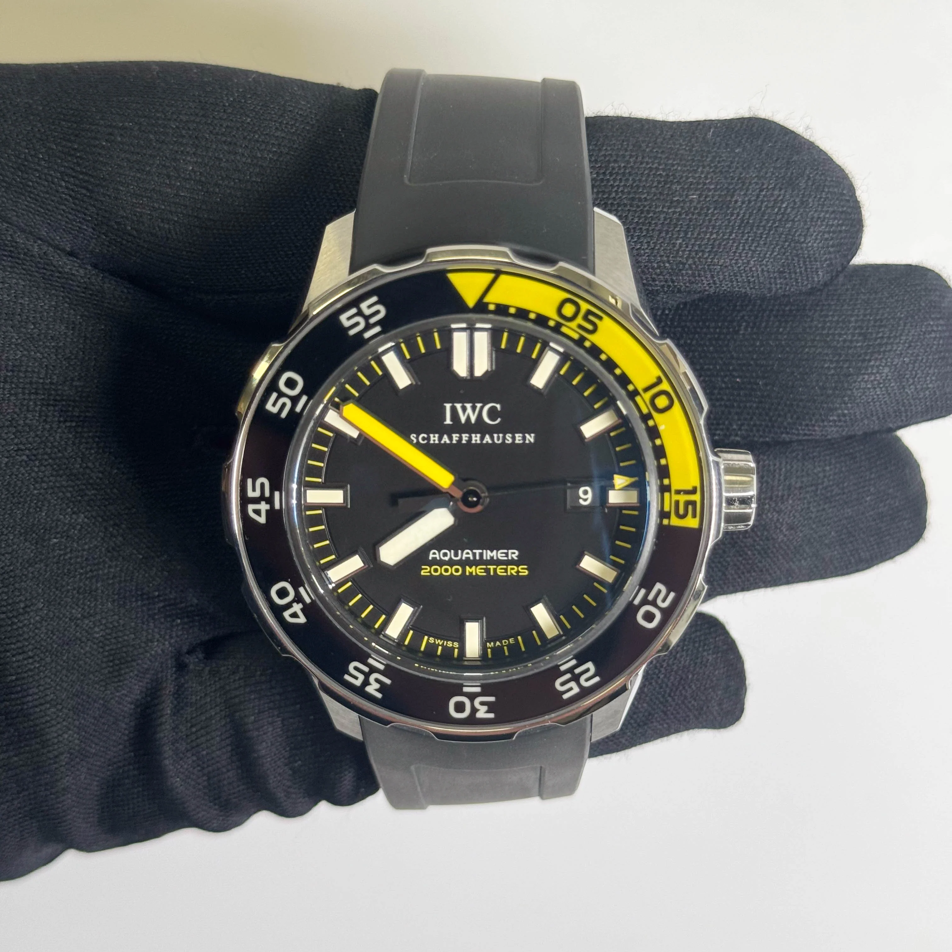 IWC Aquatimer Stainless Steel 44mm Black Dial Watch Ref# IW356802 - Image 2