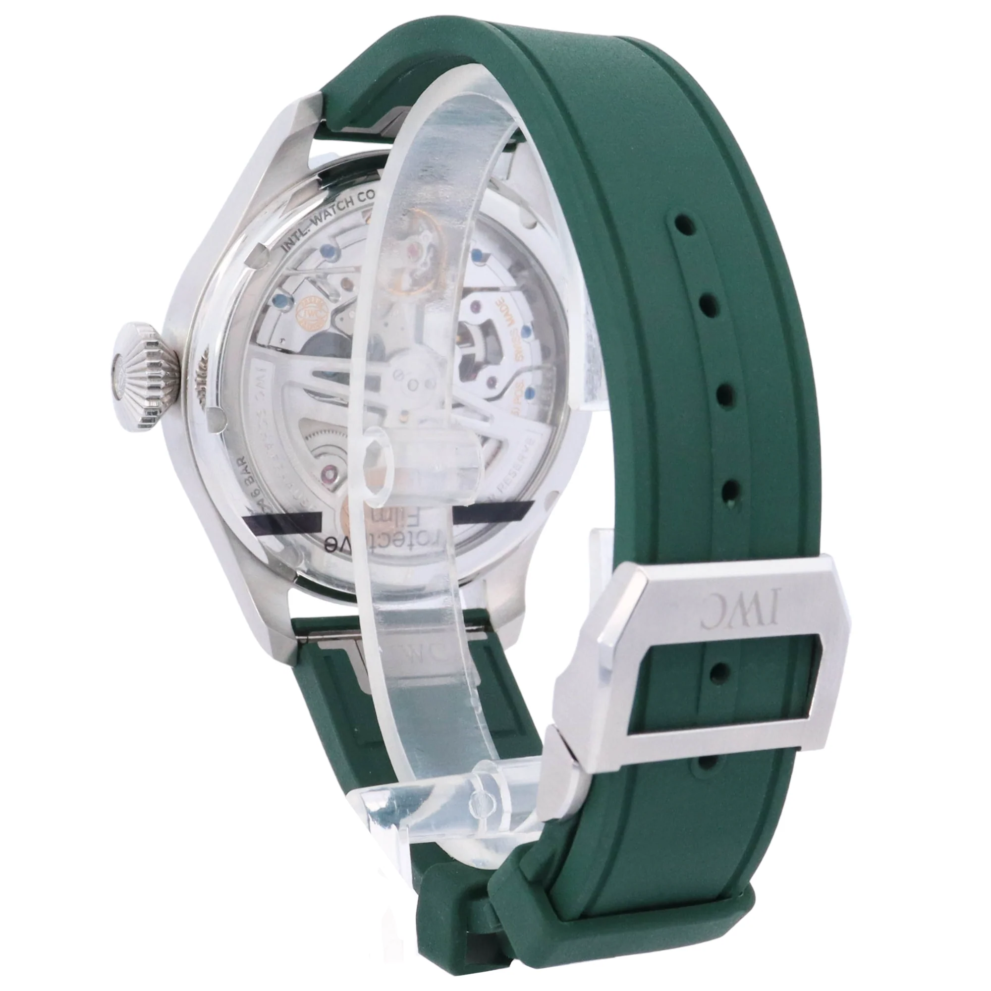 IWC Big Pilot 46.2mm Stainless Steel Green Dial Watch Reference# IW503608 - Image 3