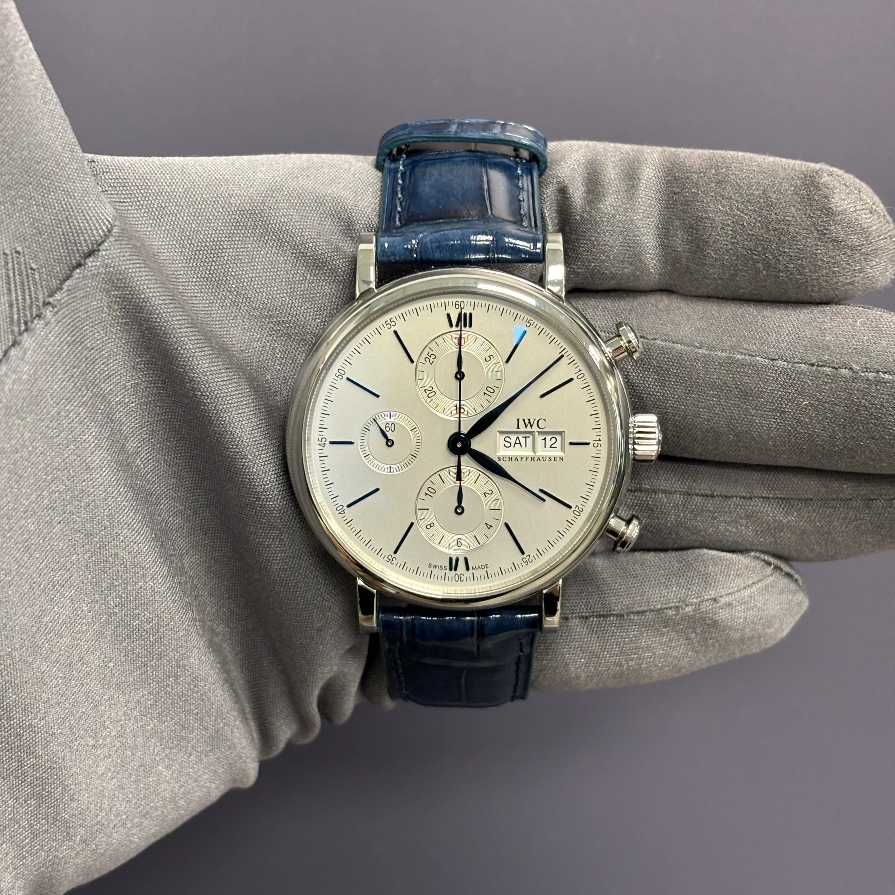 IWC Portofino 42mm White Dial Watch Ref# IW391037 - Image 2