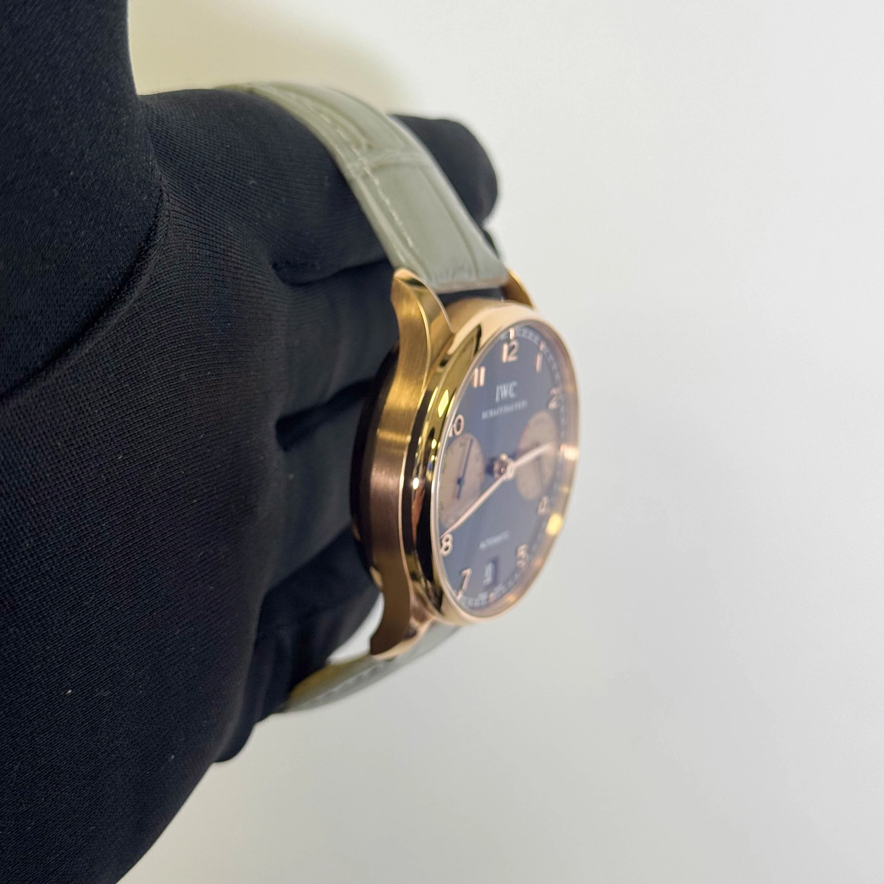 IWC Portuguese 42mm Black Dial Watch Ref# IW500121 - Image 3