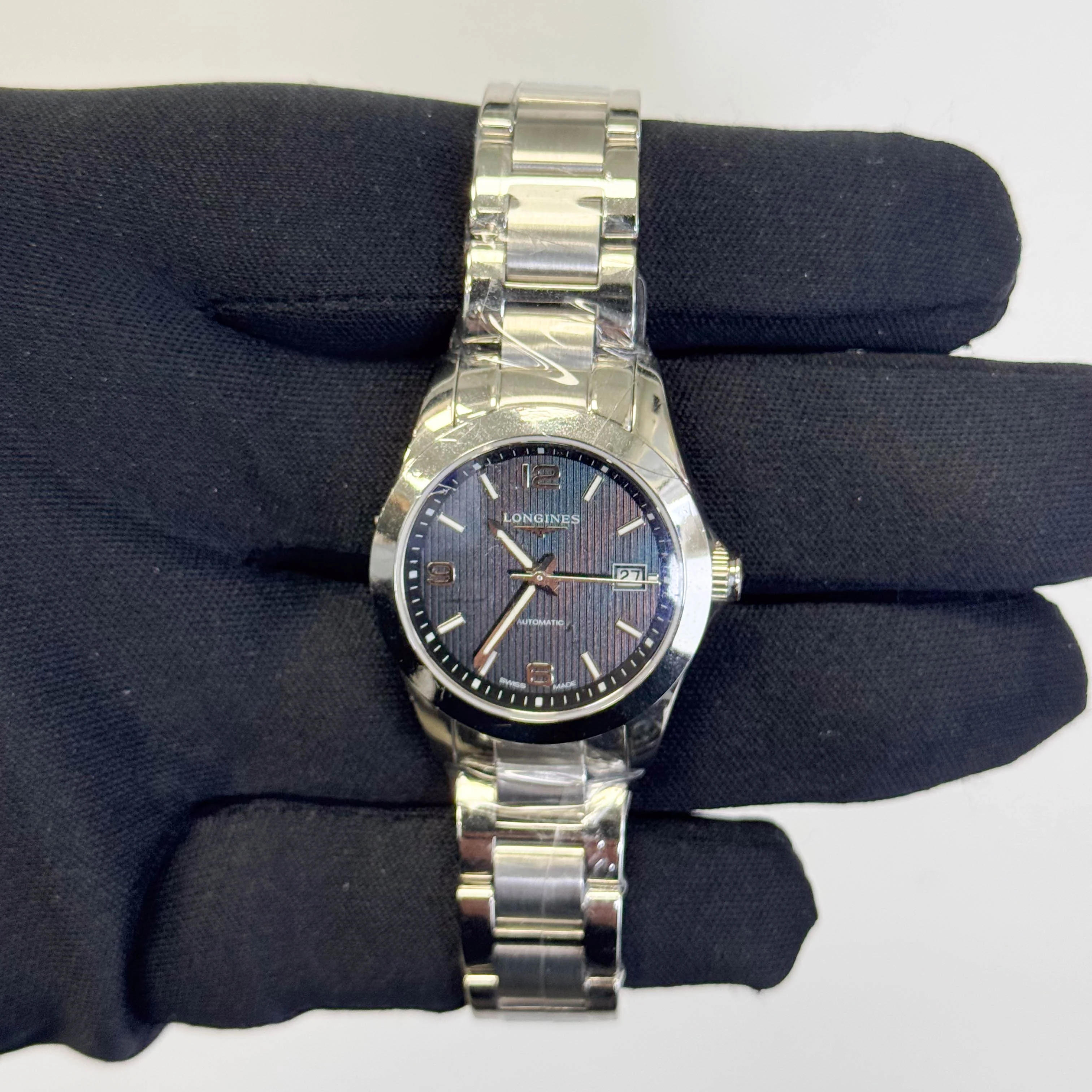 Longines Conquest 29mm Black Dial Watch Ref#L2.285.4.56.6 - Image 2