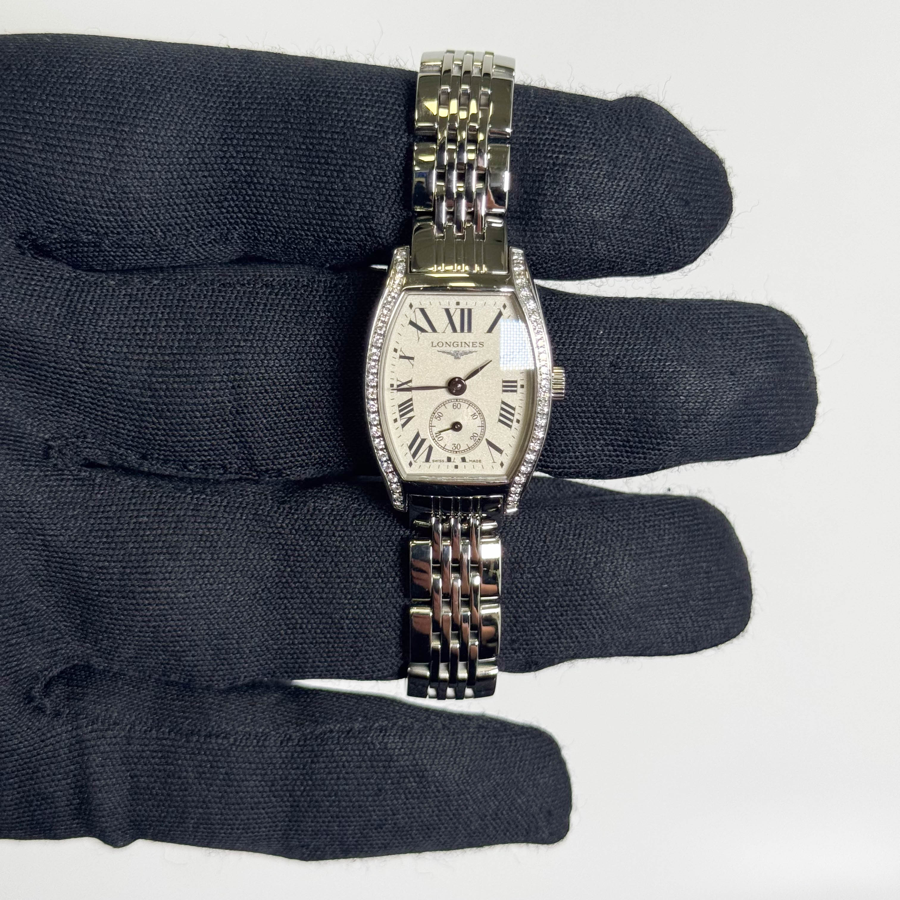 Longines Evidenza Stainless Steel 19.60 X 23.30 mm Roman Dial Watch Ref# L2.175.0.71.6 - Image 2