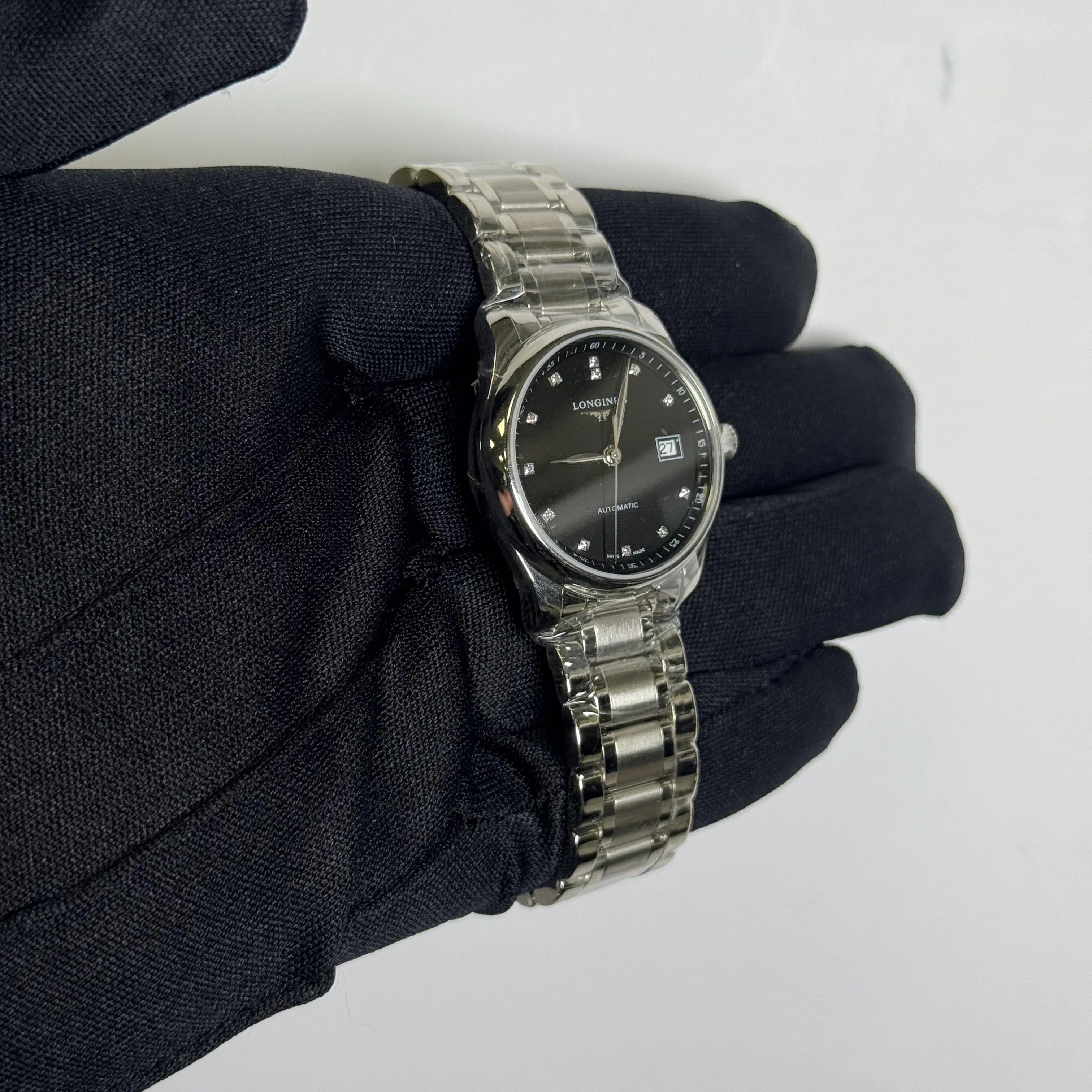 Longines Master Collection Moonphase 29mm Black Dial Watch Ref#L2.257.4.57.6 - Image 3