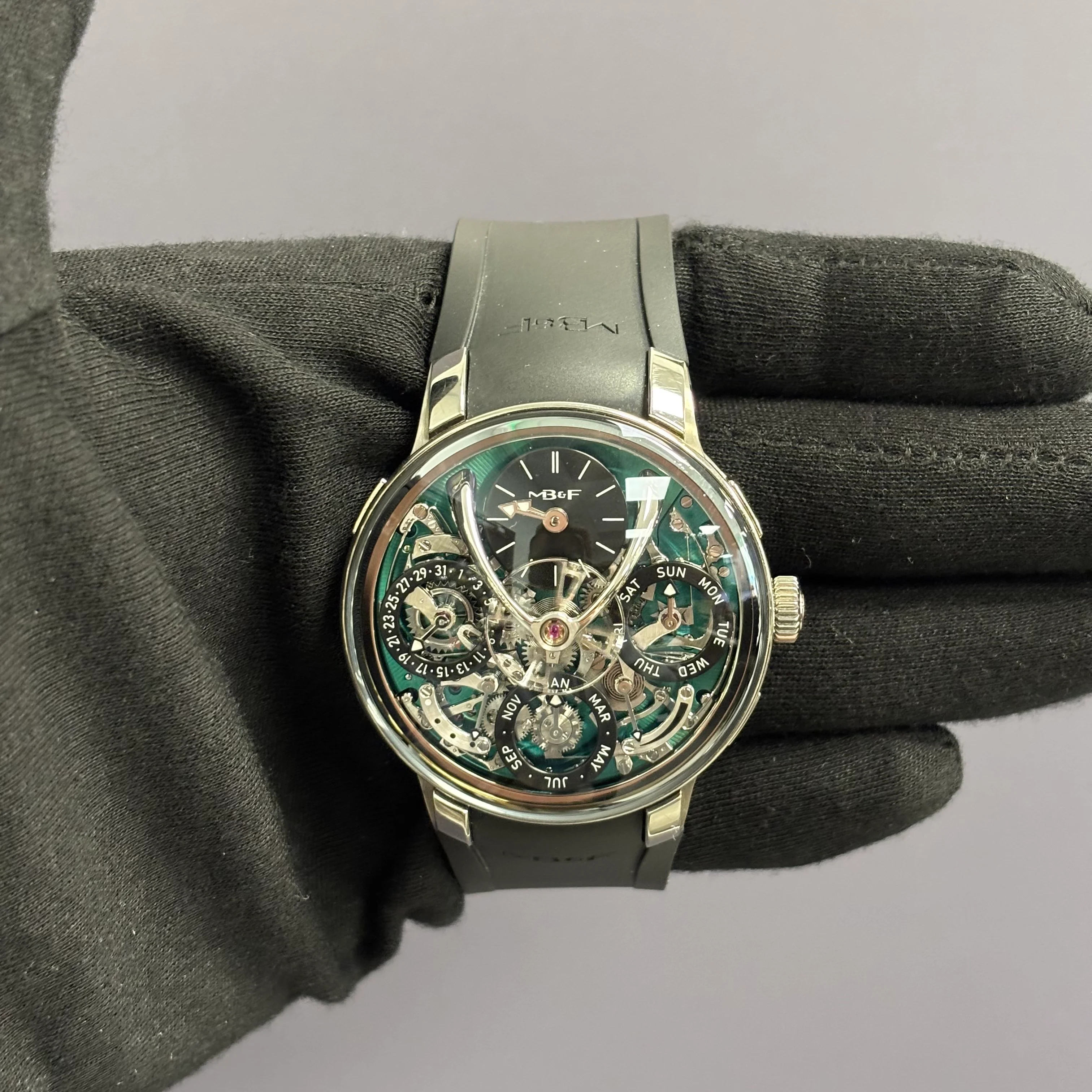 MB&F Legacy 44mm Openworked Dial Watch Ref# 07.T.GU - Image 2