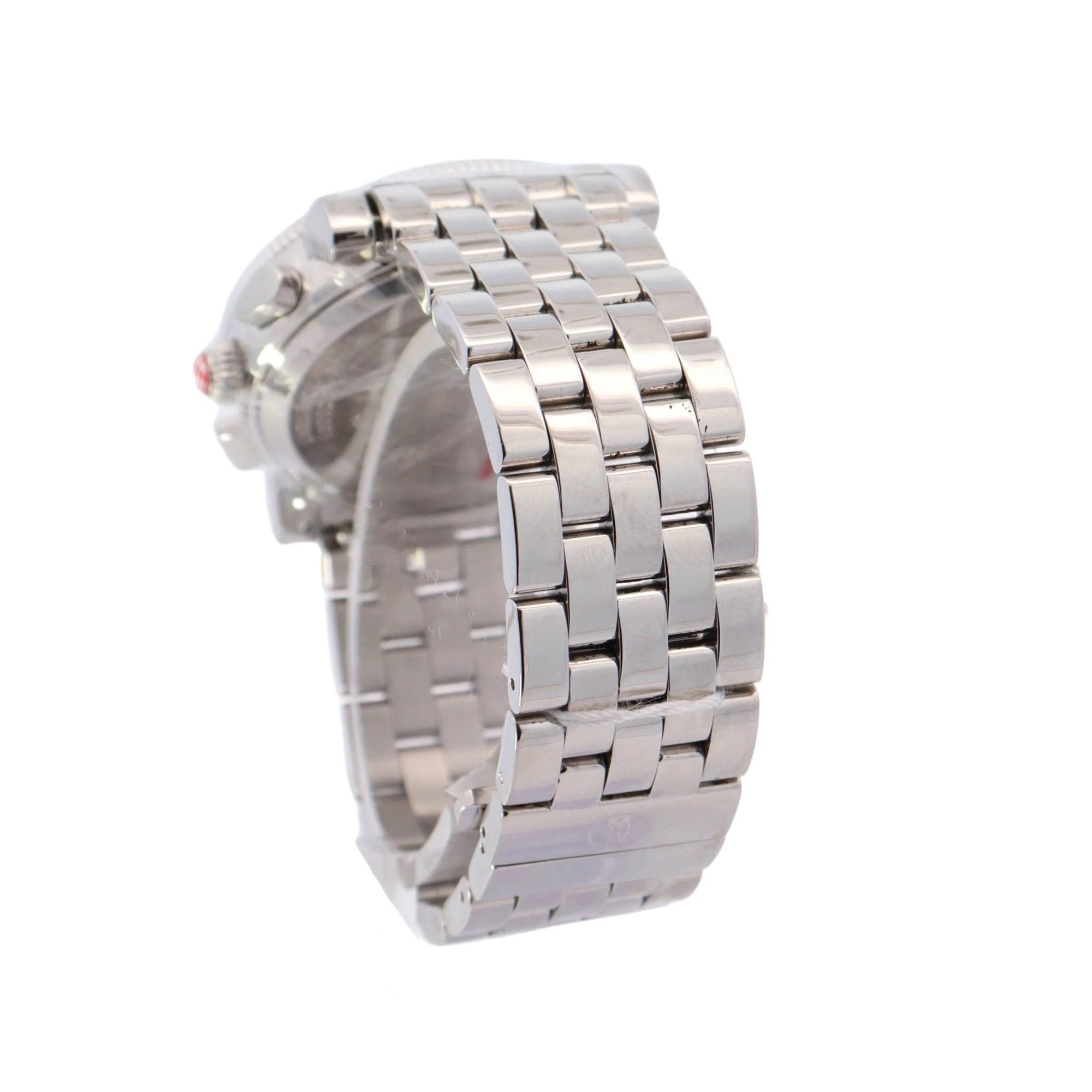 Michele Sport Sail Chronograph Stainless Steel 38mm White Chronograph Dial Watch Reference# MW01C00D9001 - Image 3