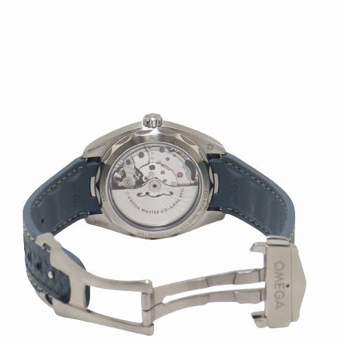 Omega Mens Aqua Terra Stainless Steel 41mm Blue Stick Dial Watch Reference# 220.12.41.21.03.005 - Image 5