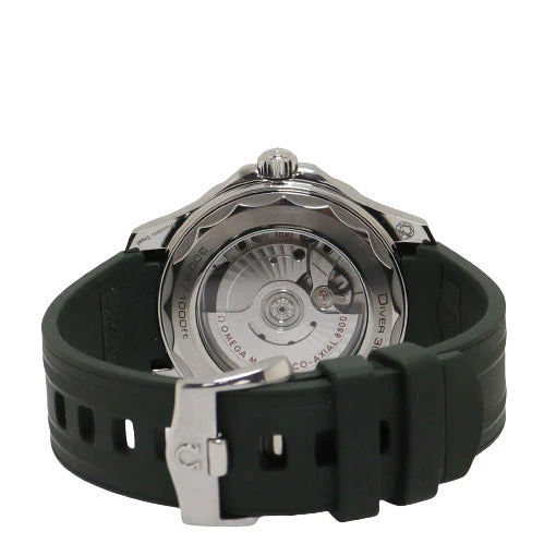 Omega Mens Seamaster Stainless Steel 42mm Green Wave Dot Dial Watch Reference# 210.32.42.20.10.001 - Image 4