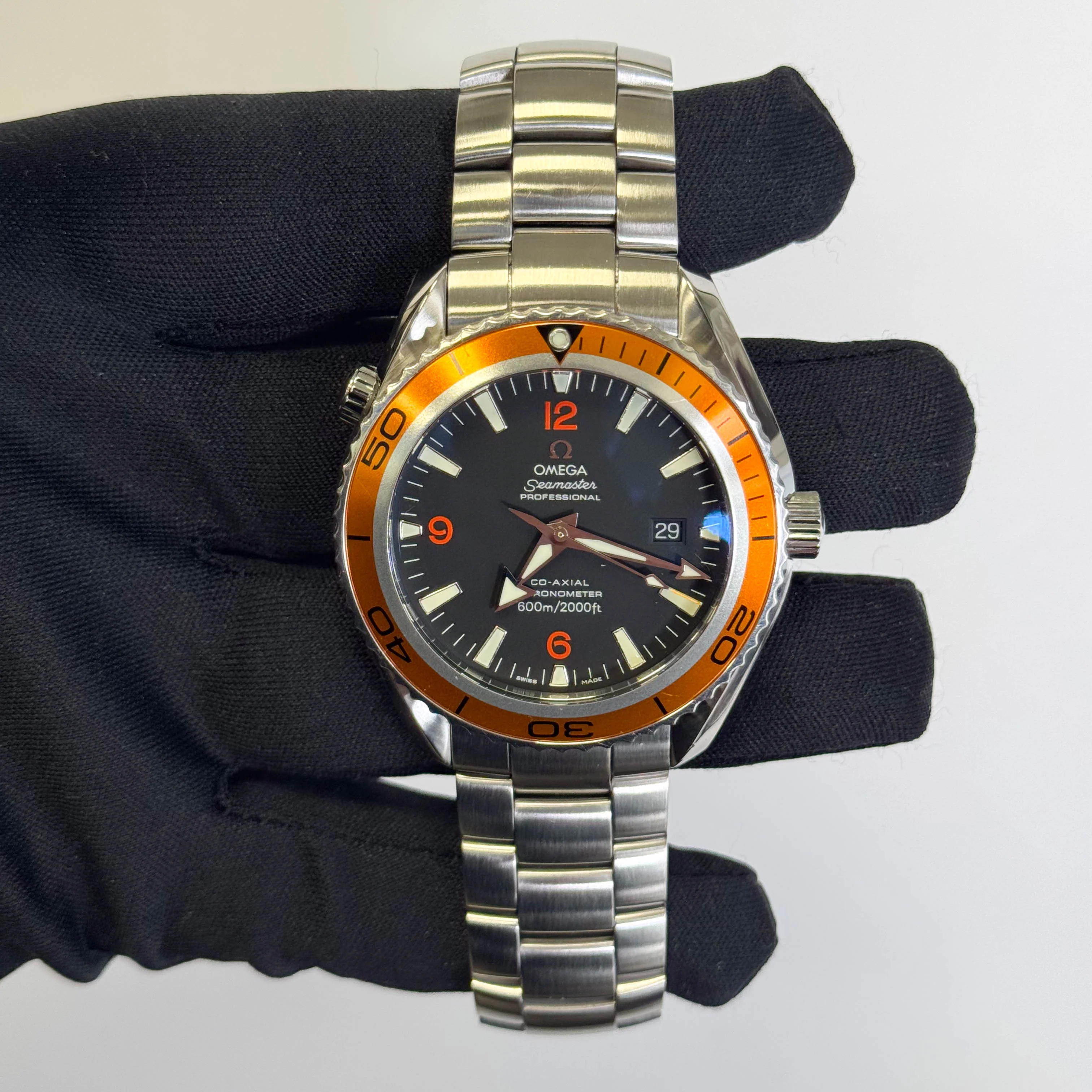 Omega Seamaster 45.5mm Black Dial Watch Ref# 2208.50.00 - Image 2