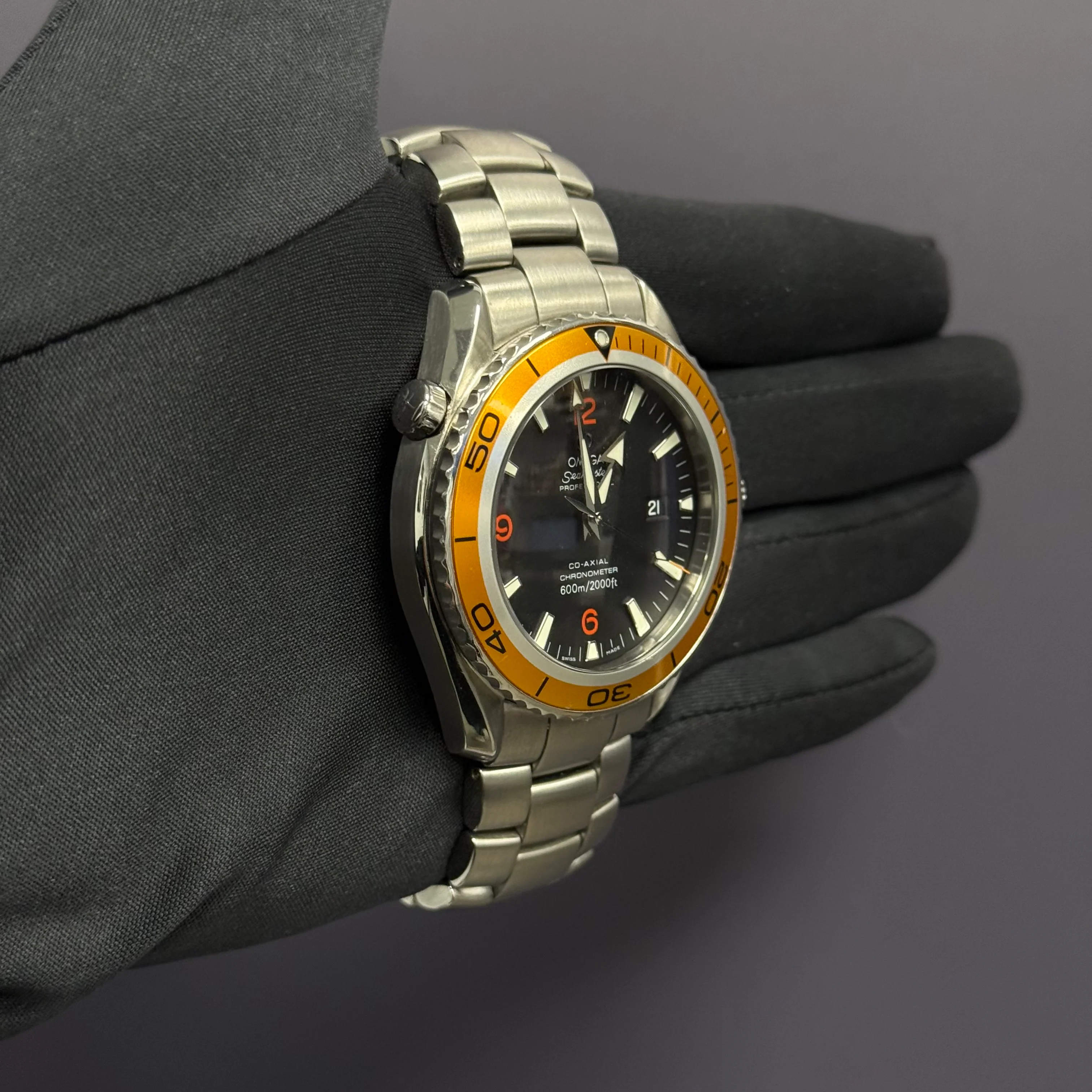Omega Seamaster 45.5mm Black Dial Watch Ref# 2208.50.00 - Image 3
