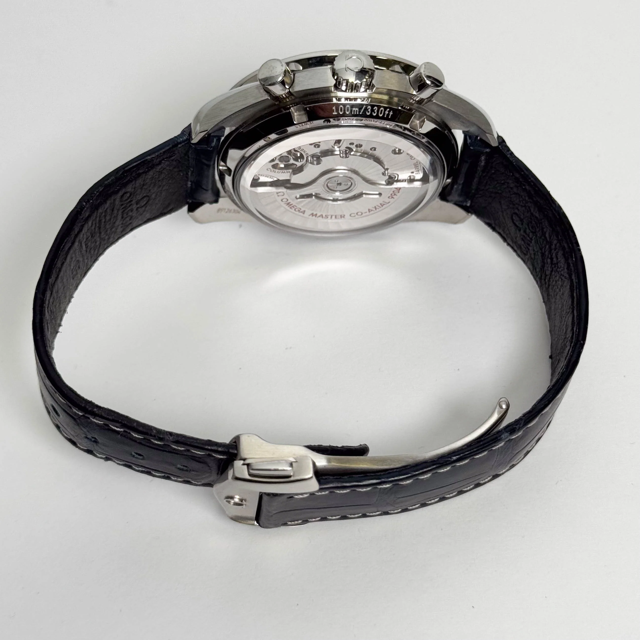 Omega Speedmaster Moonphase 44.25mm Blue Chronograph Dial Watch Ref# 304.33.44.52.03.001 - Image 6
