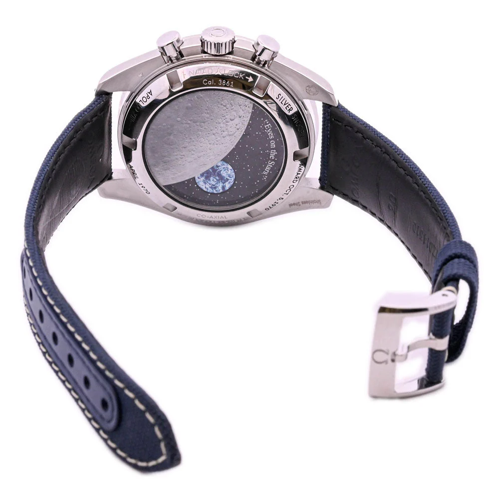 Omega Speedmaster "Silver Snoopy Award" 42mm Stainless Steel White Chronograph Dial Watch Reference #: 310.32.42.50.02.001 - Image 4