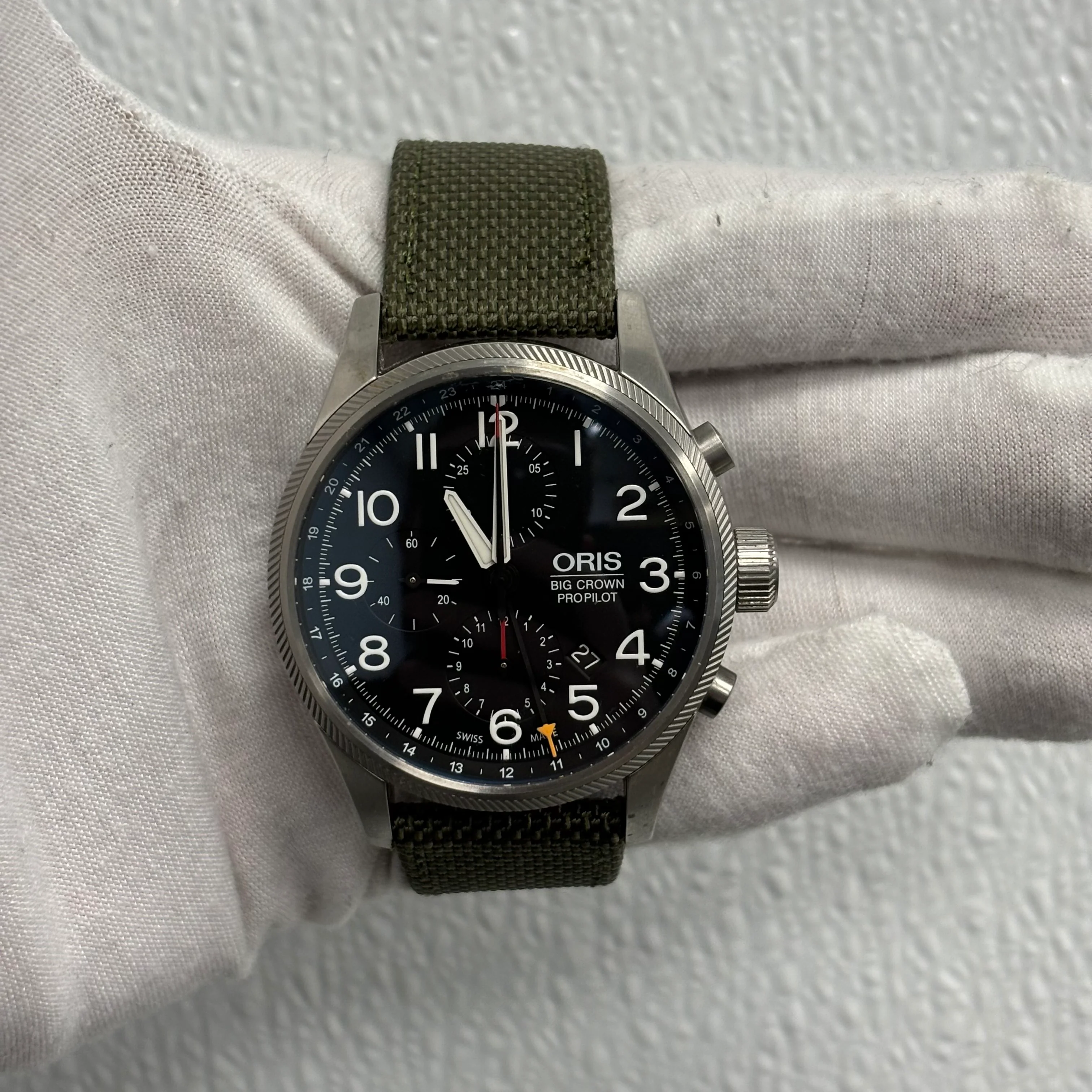 Oris Big Crown 44mm Black Dial Watch Ref# 01 677 7699 4164-07 - Image 2