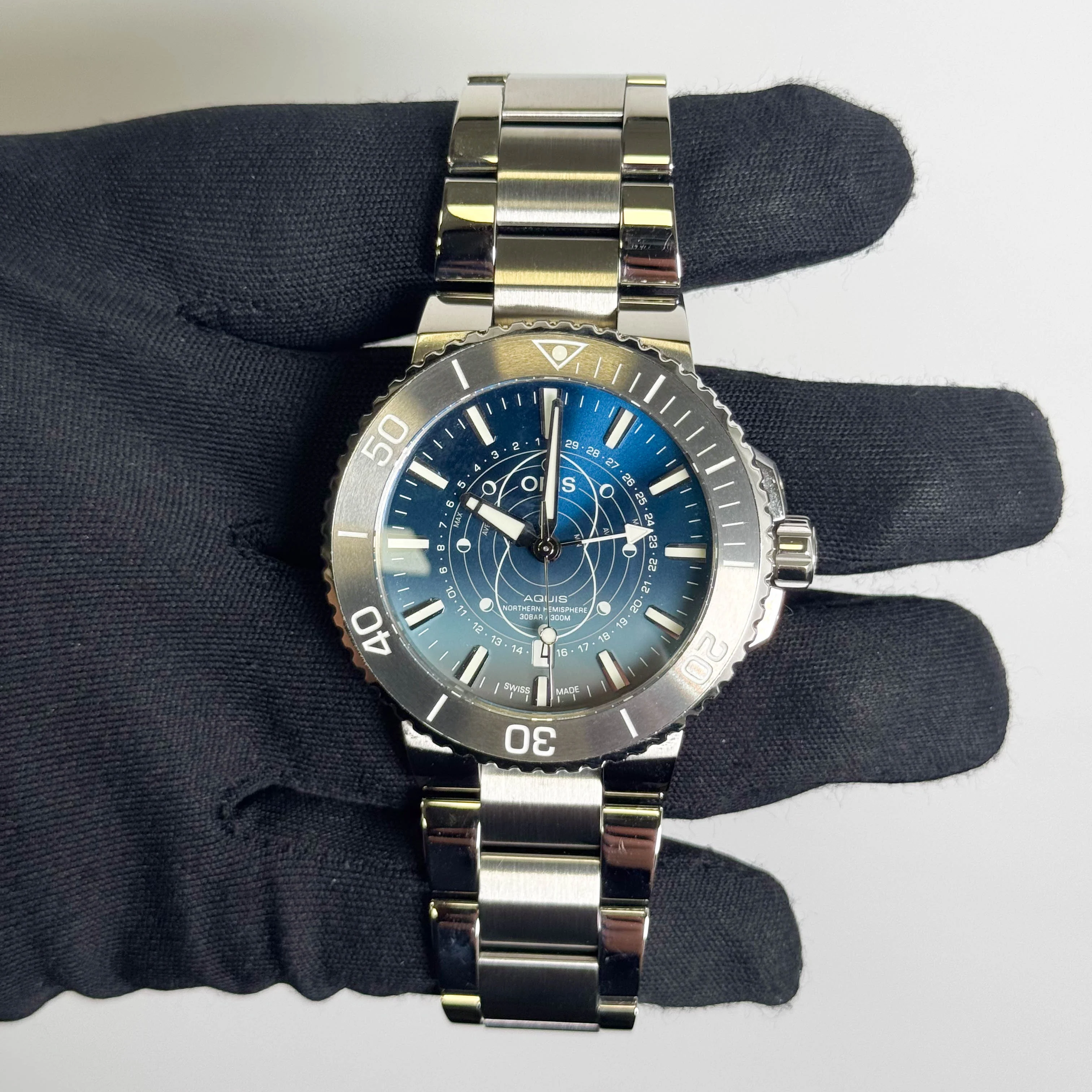 Oris Dat Watt 43.50mm Blue Dial Watch Ref# 01 761 7765 4185 - Image 2