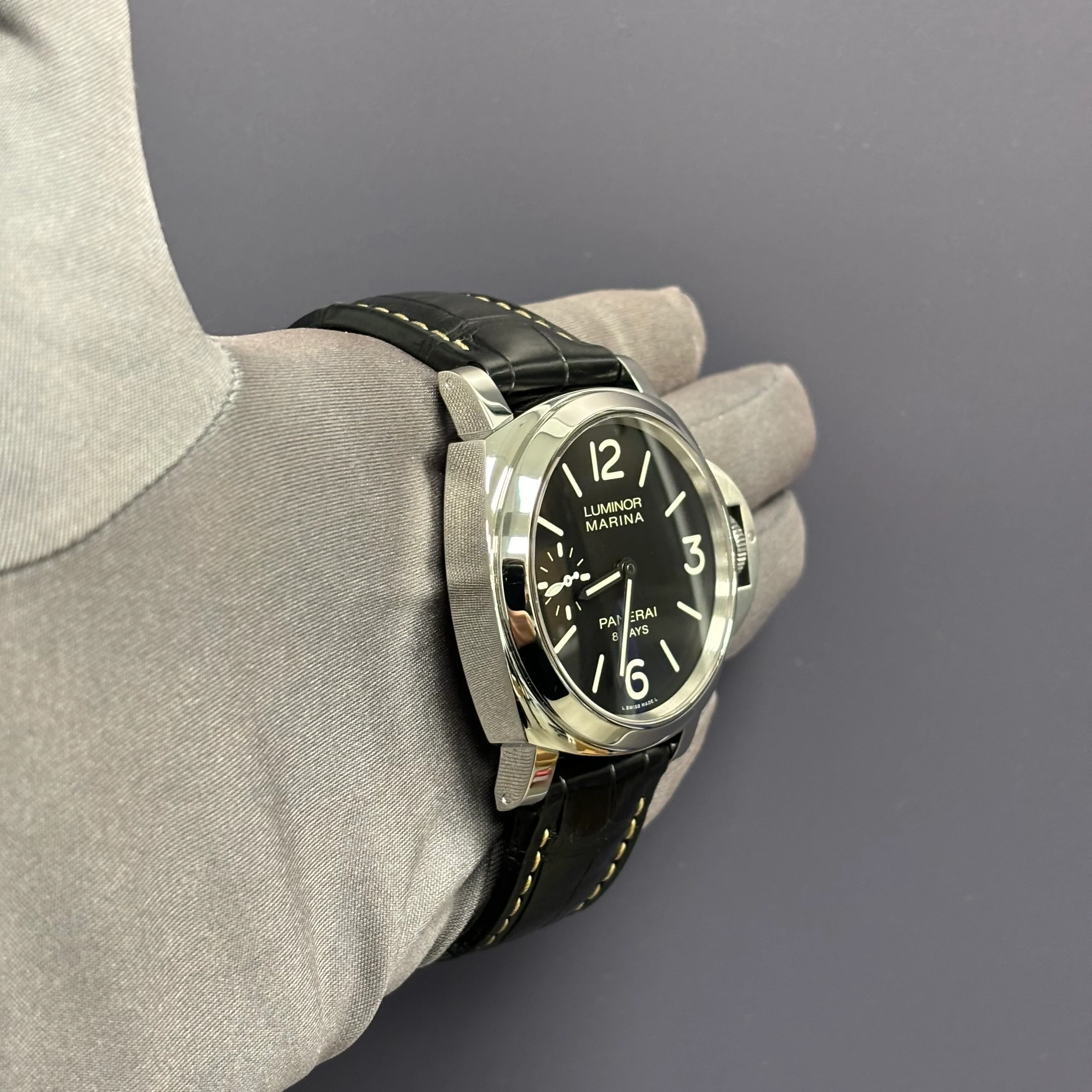 Panerai Luminor 44mm Black Dial Ref# PAM00510 - Image 3