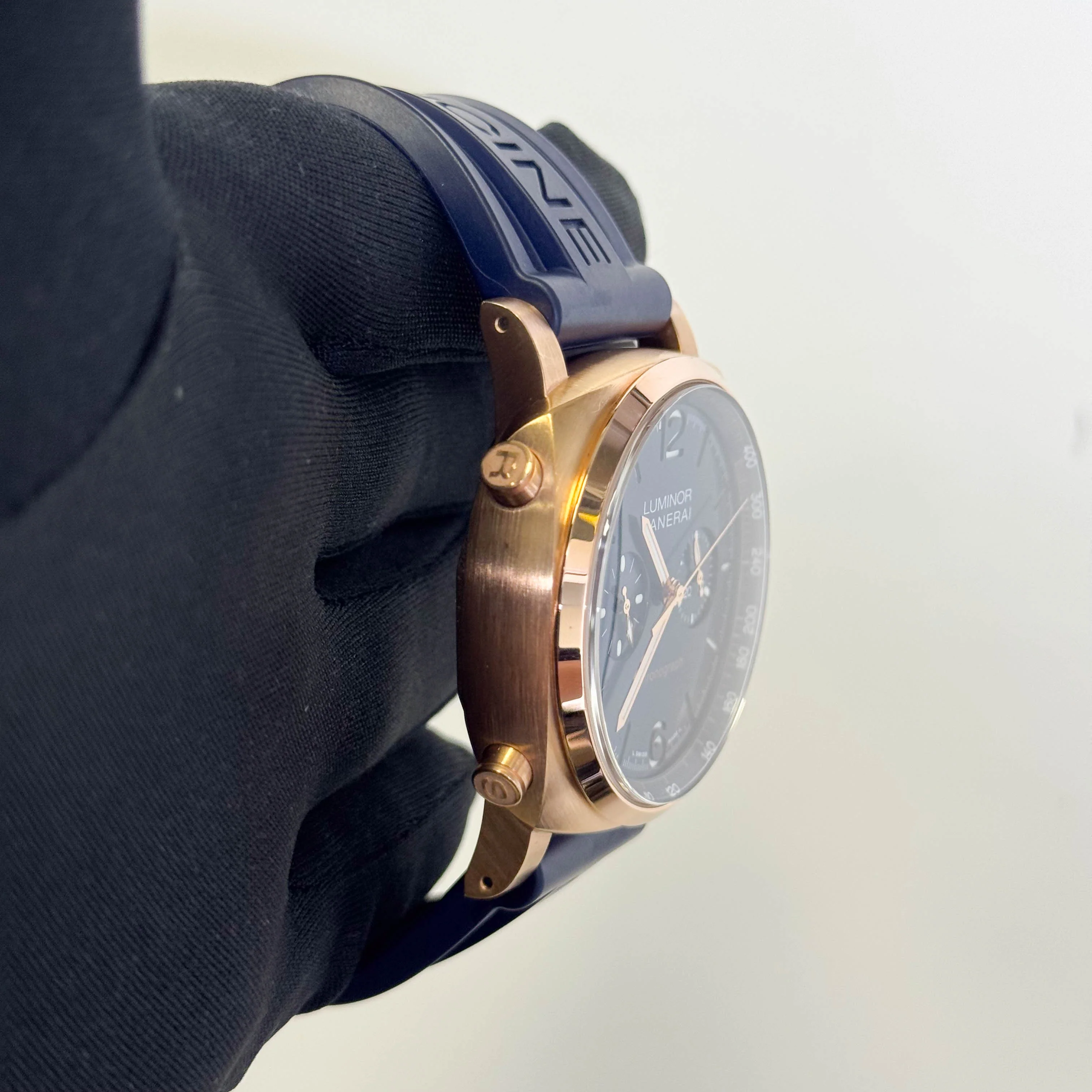 Panerai Luminor 44mm Black Dial Watch Ref# PAM01111 - Image 3