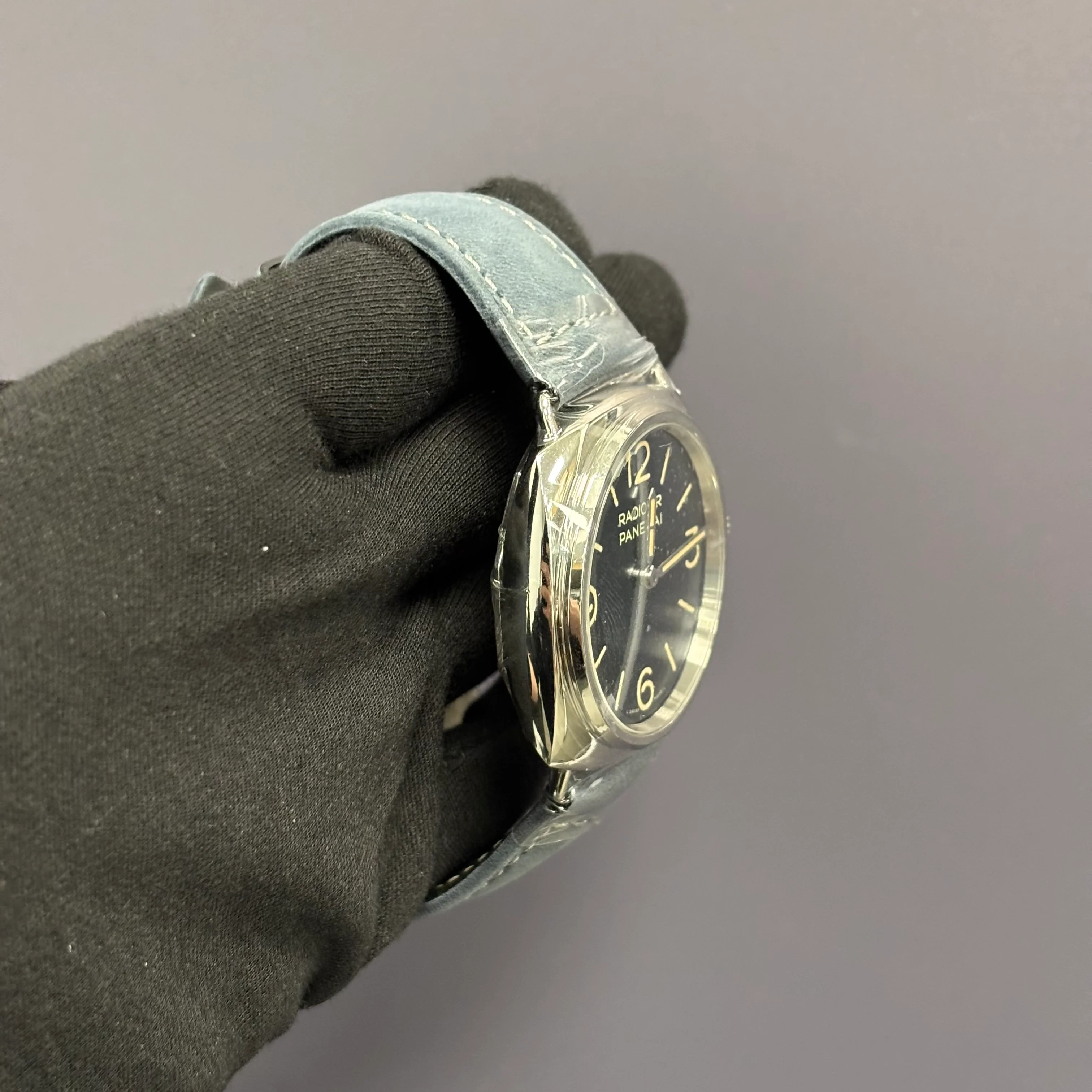 Panerai Radiomir 45mm Blue Dial Watch Ref# PAM01383 - Image 3