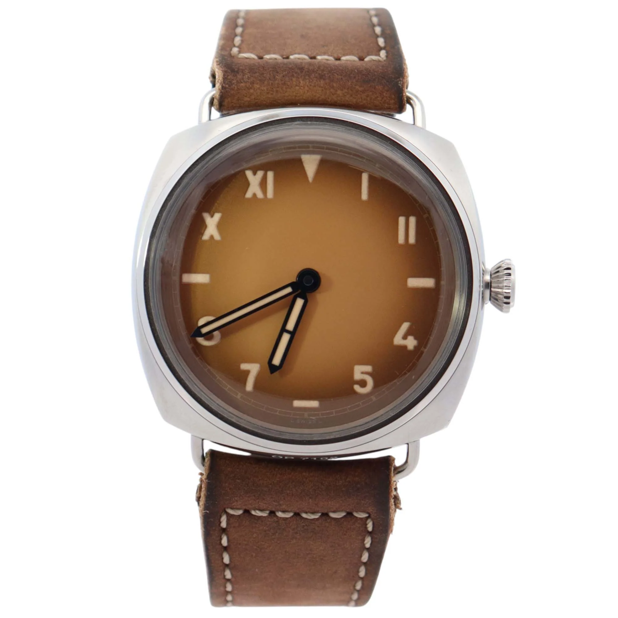 Panerai Radiomir 47mm Brown Dial Watch Ref# PAM00931