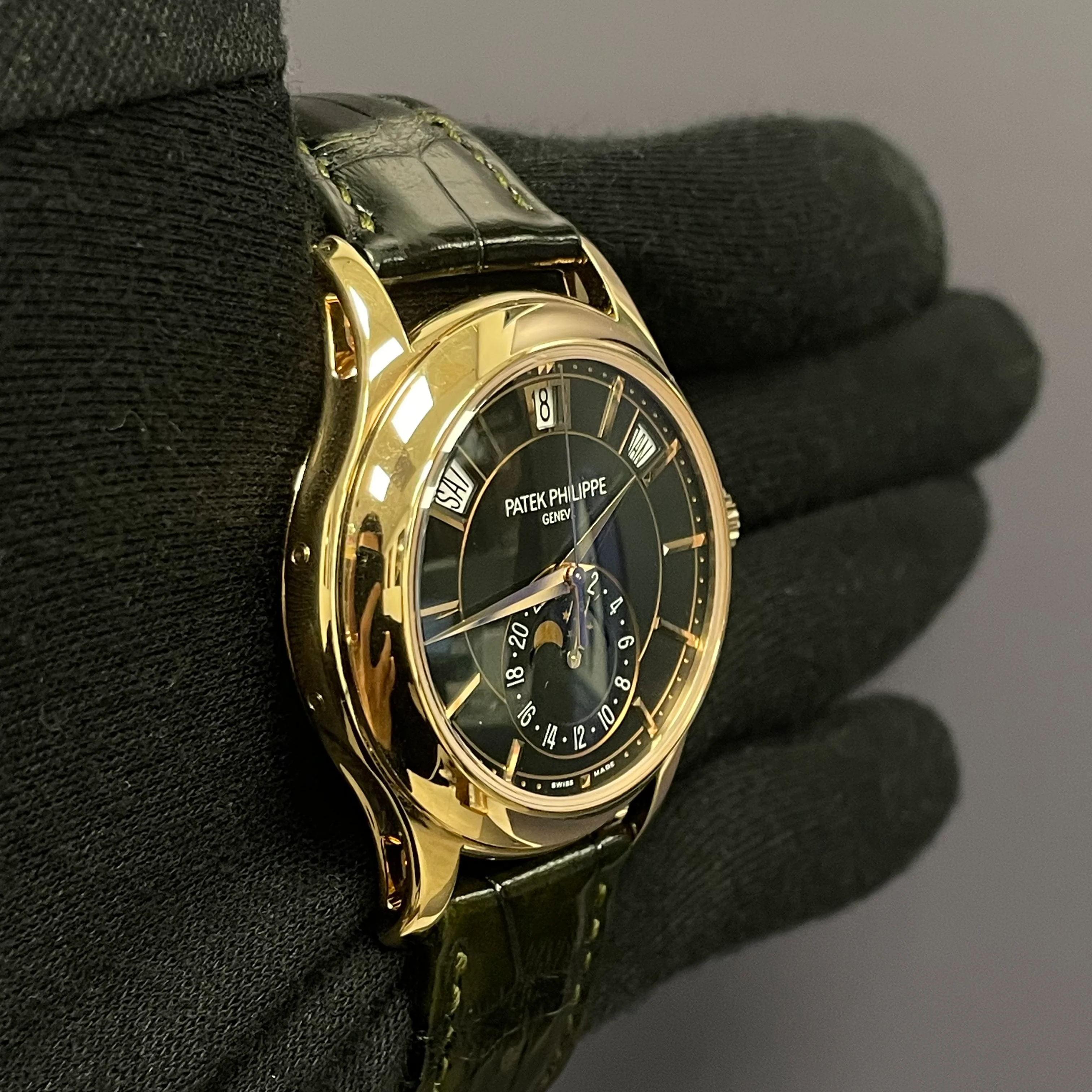 Patek Philippe Annual Calendar 40mm Black Dial Ref# 5205R-010 - Image 3