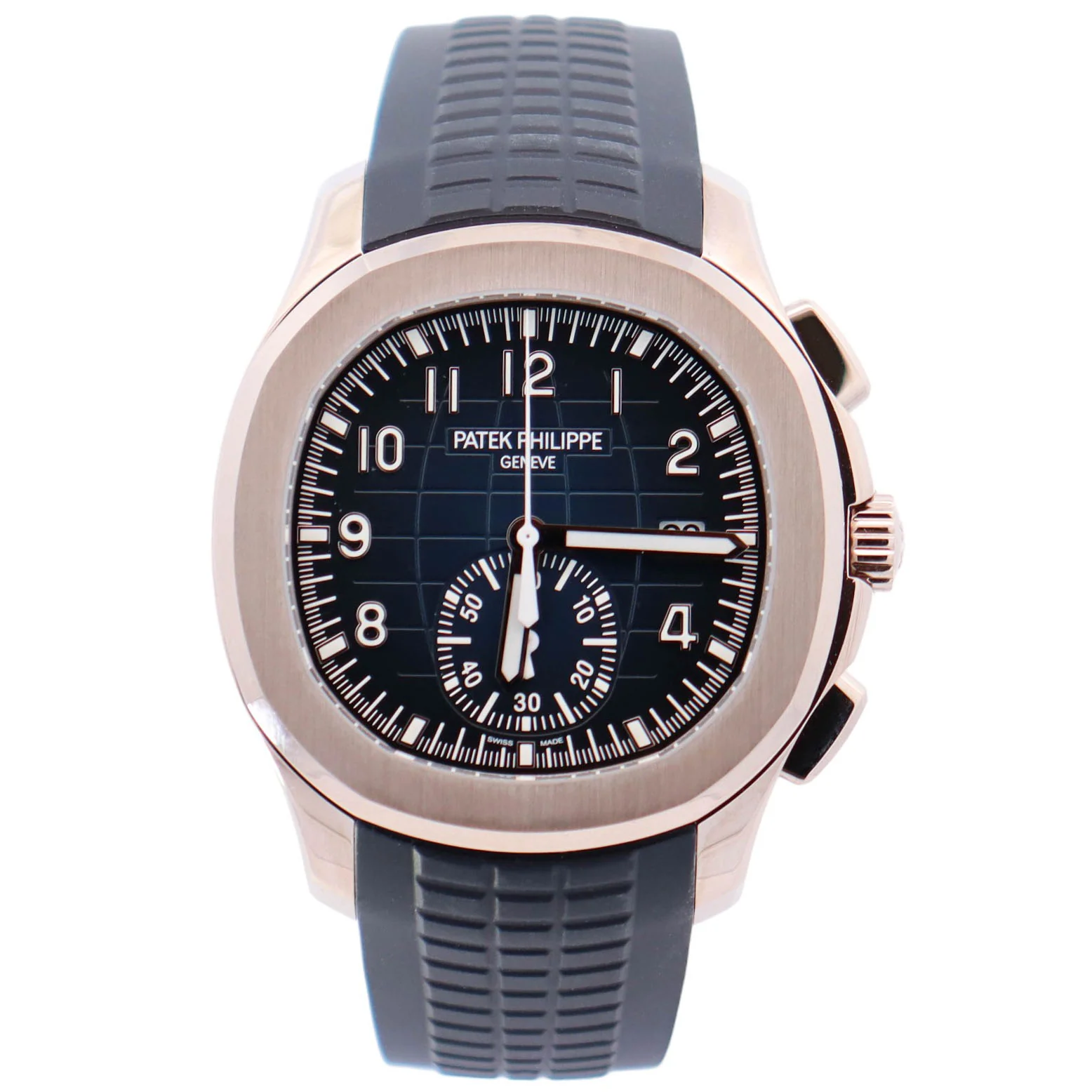 Patek Philippe Aquanaut 42mm Blue Dial Watch Ref# 5968G-001