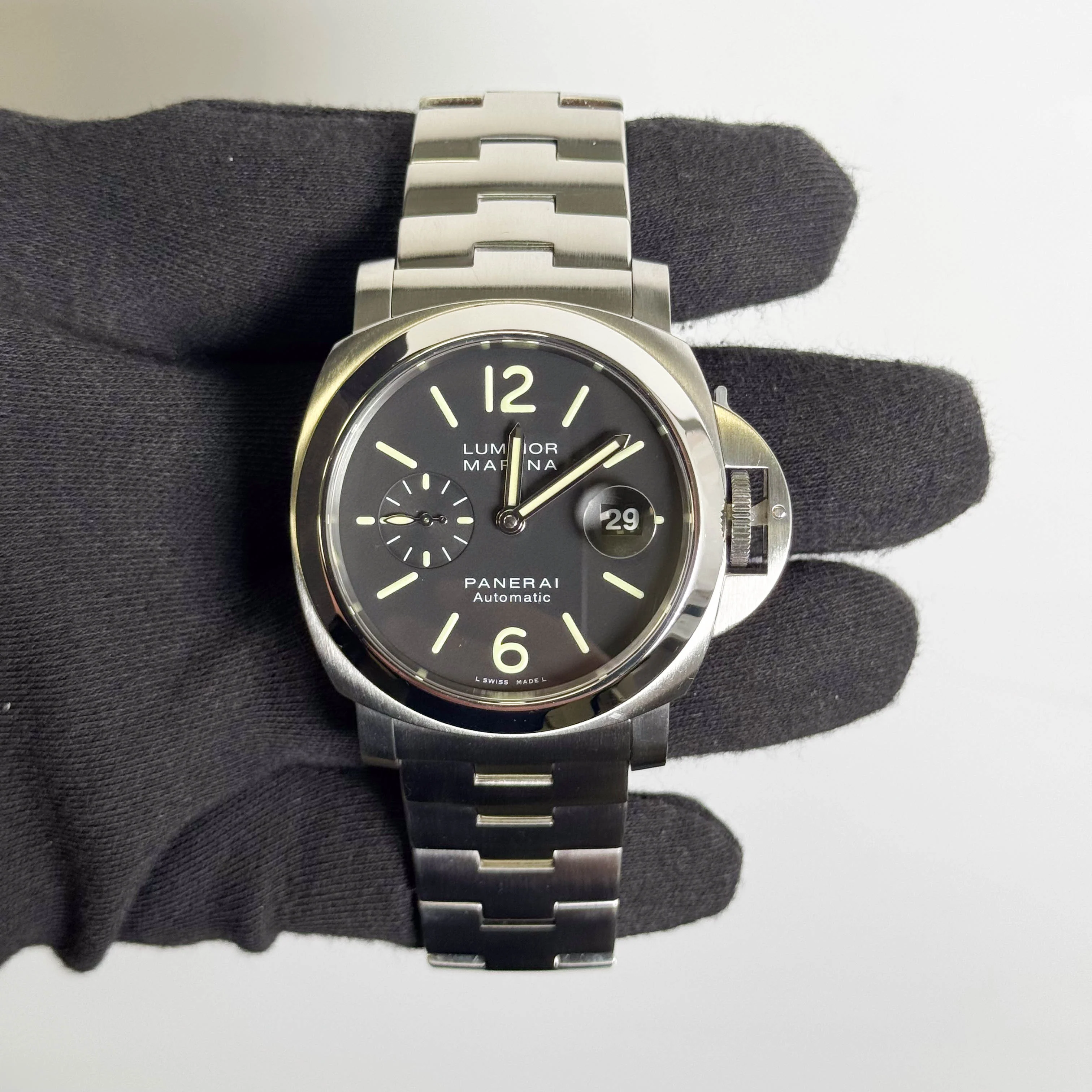 Panerai Luminor Marina 44mm Black Dial Watch Ref# PAM00299 - Image 2