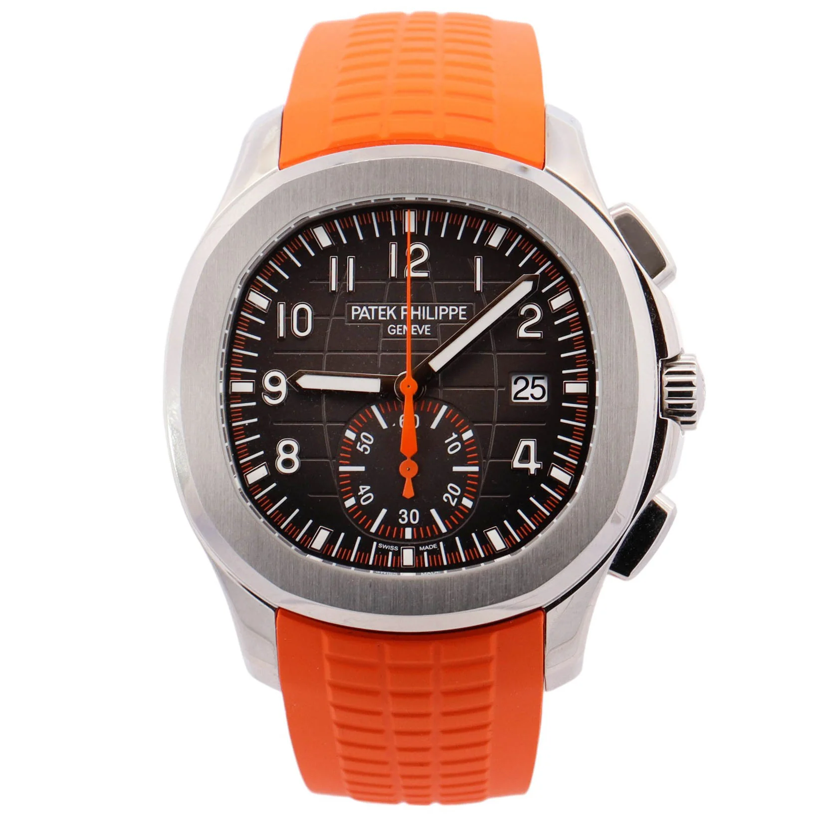 Patek Philippe Aquanaut 42mm Grey Dial Watch Ref# 5968A-001