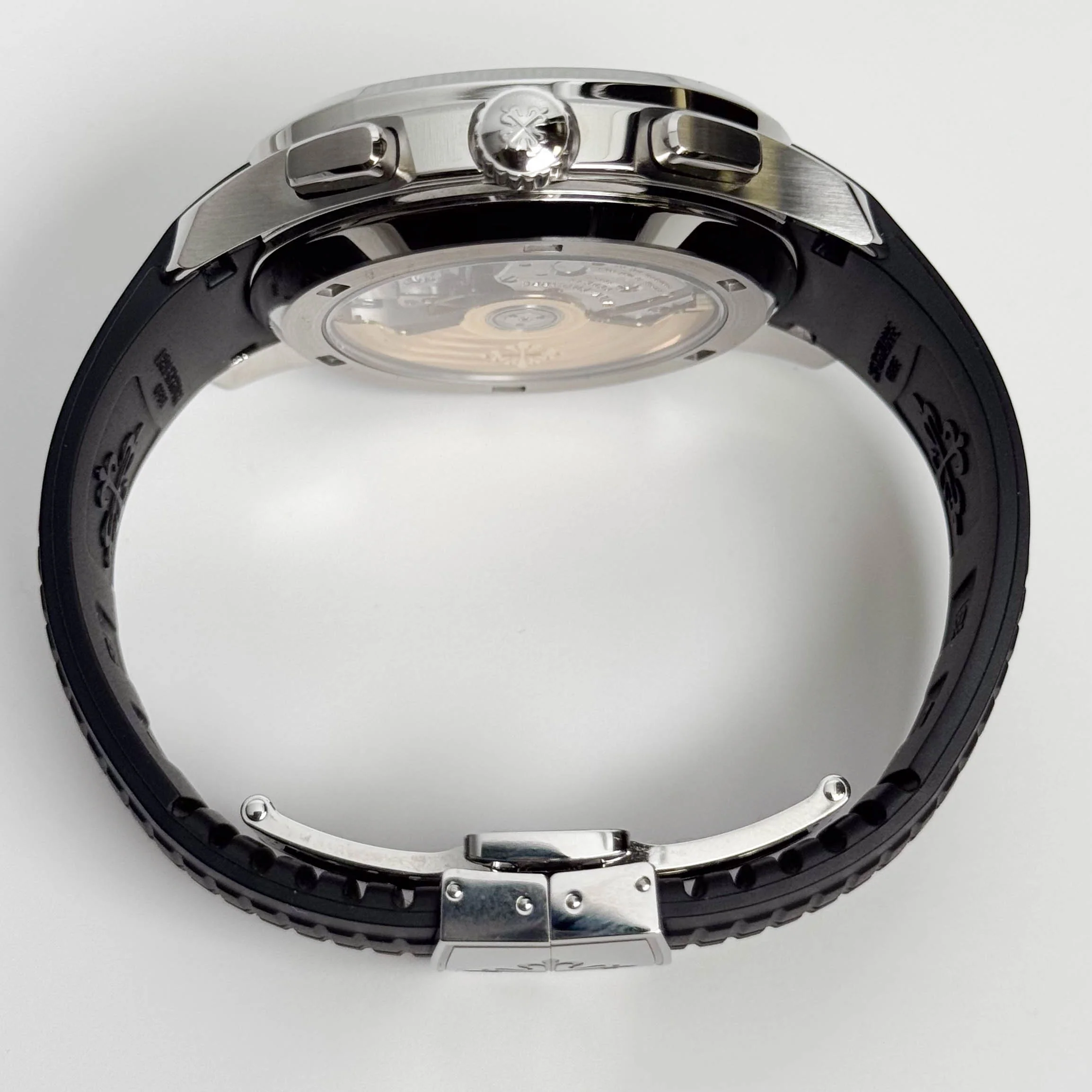 Patek Philippe Aquanaut 42.2mm Sunburst Charcoal Gray Dial Watch Ref# 5968A-001 - Image 7